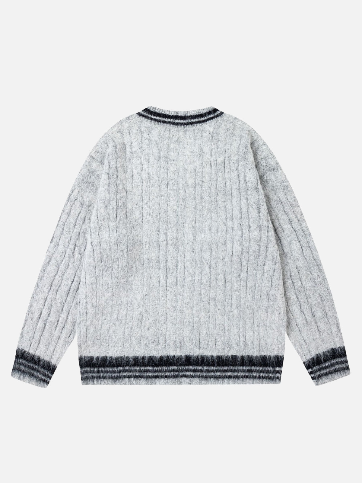 906 - Oversized Grahic Sweater
