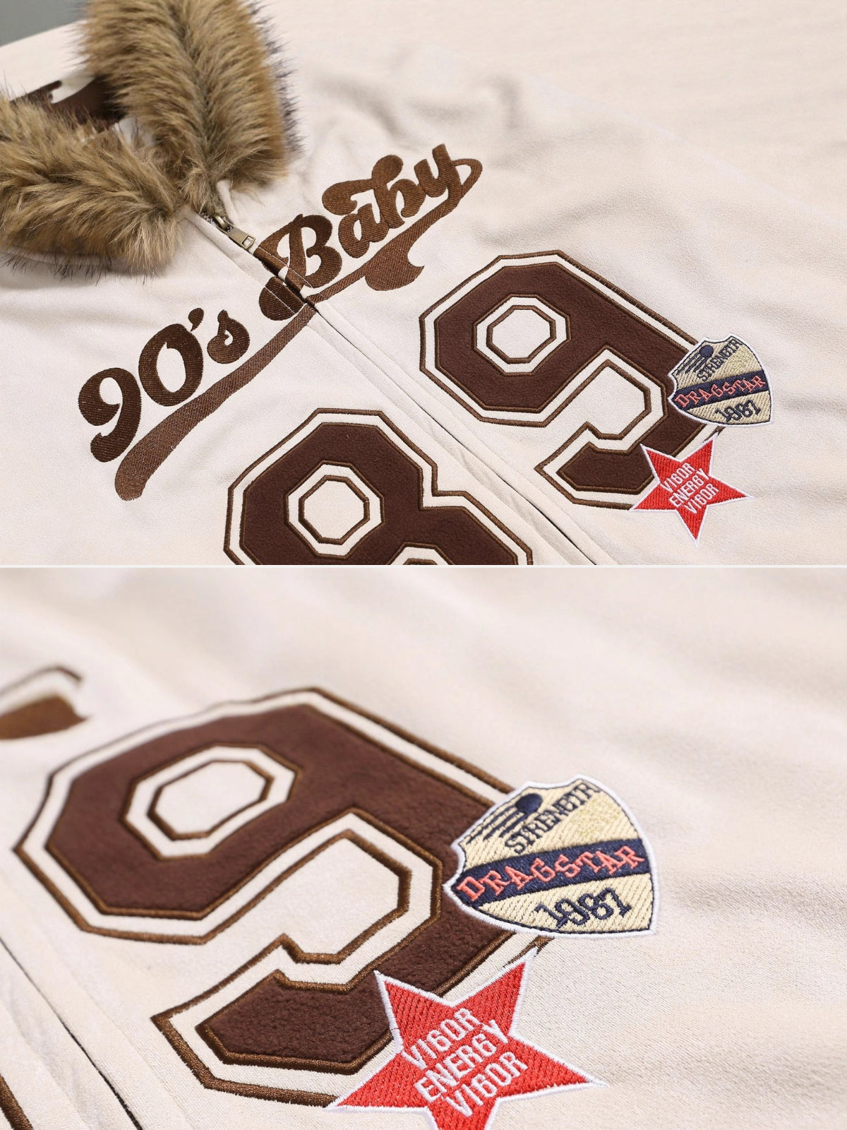 90'S BABY - Print Hooded Jacket