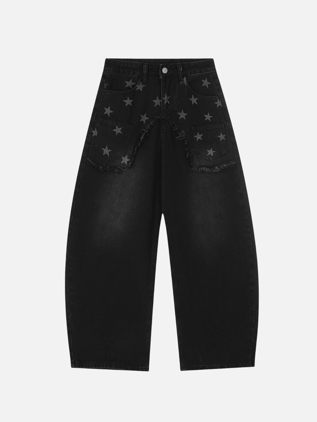 STARGAZING - Baggy Embroidered Graphic Jeans