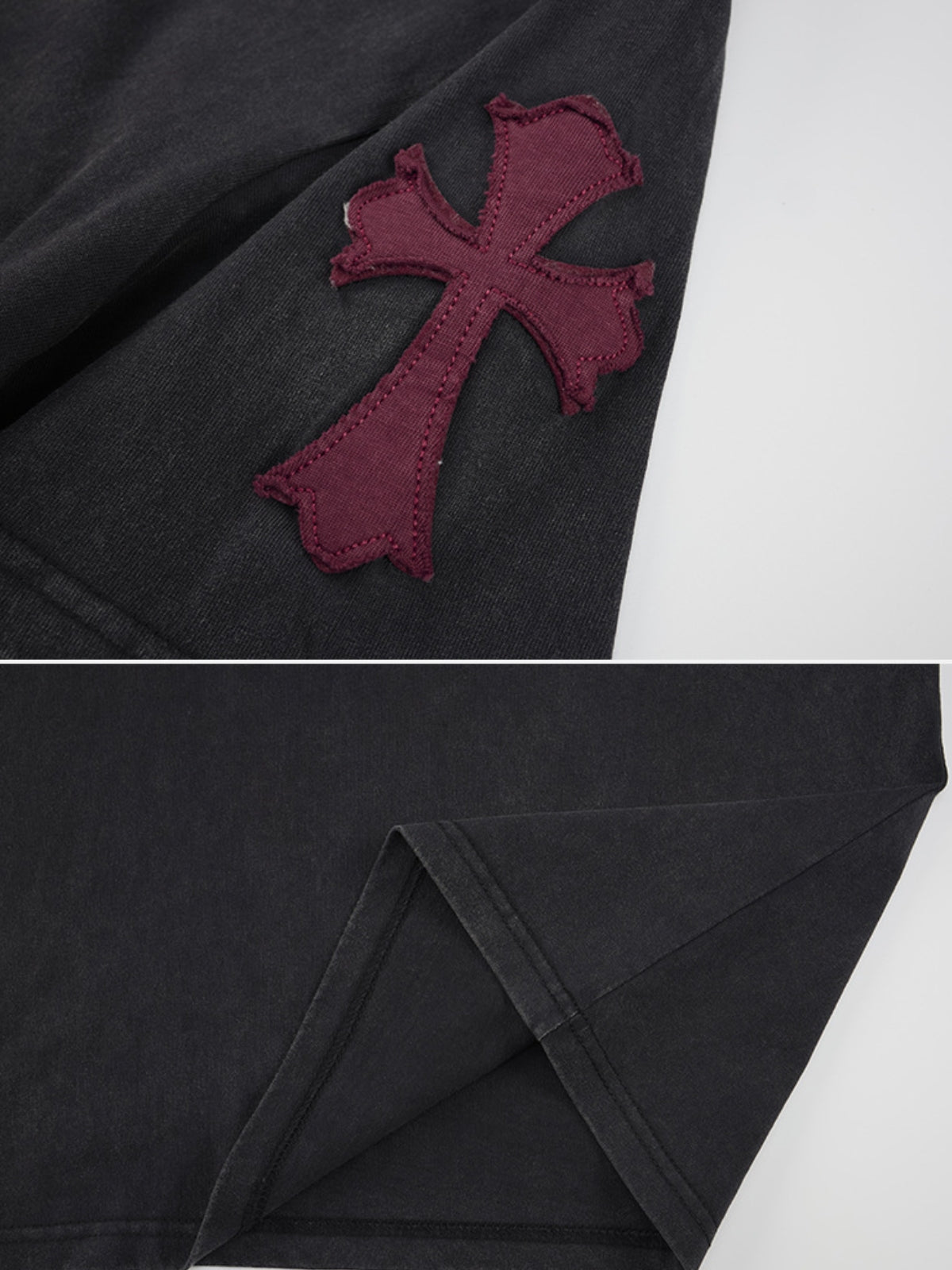 GOTHICX - Oversized Embroidered T-Shirt