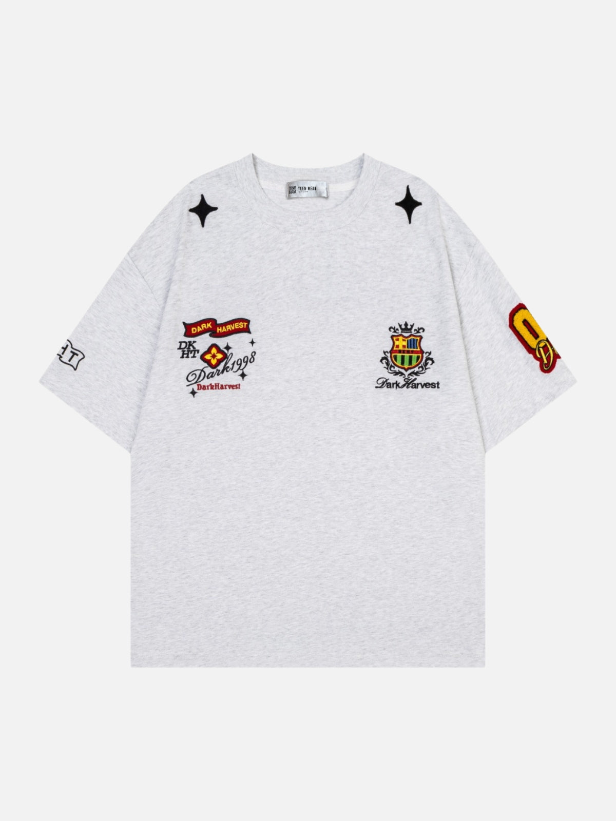 DARKVESTY - Oversized Graphic T-shirt White | Teenwear.eu