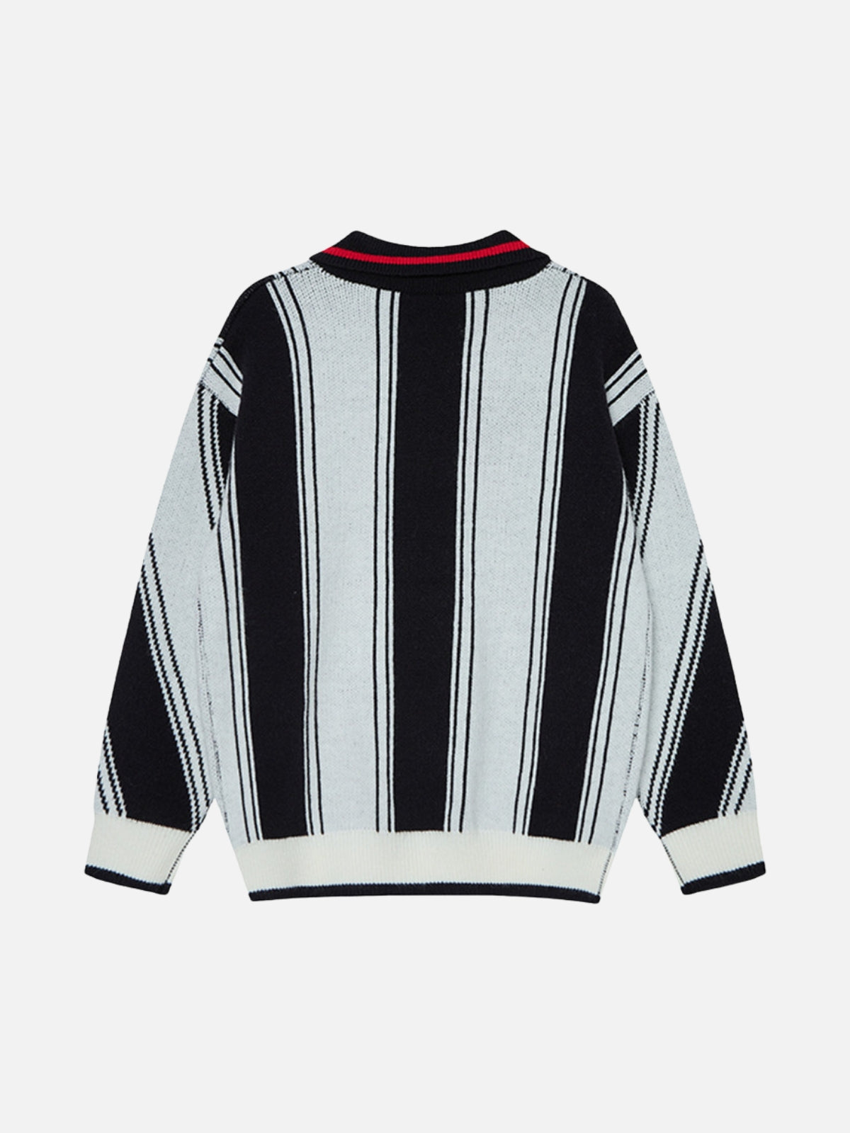 ROCH ON - Oversized Graphic Polo Sweater