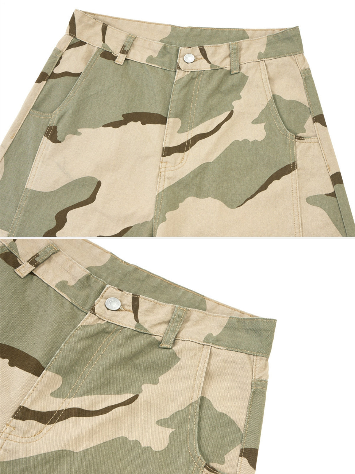 TERRON – Baggy Camouflage Jeans