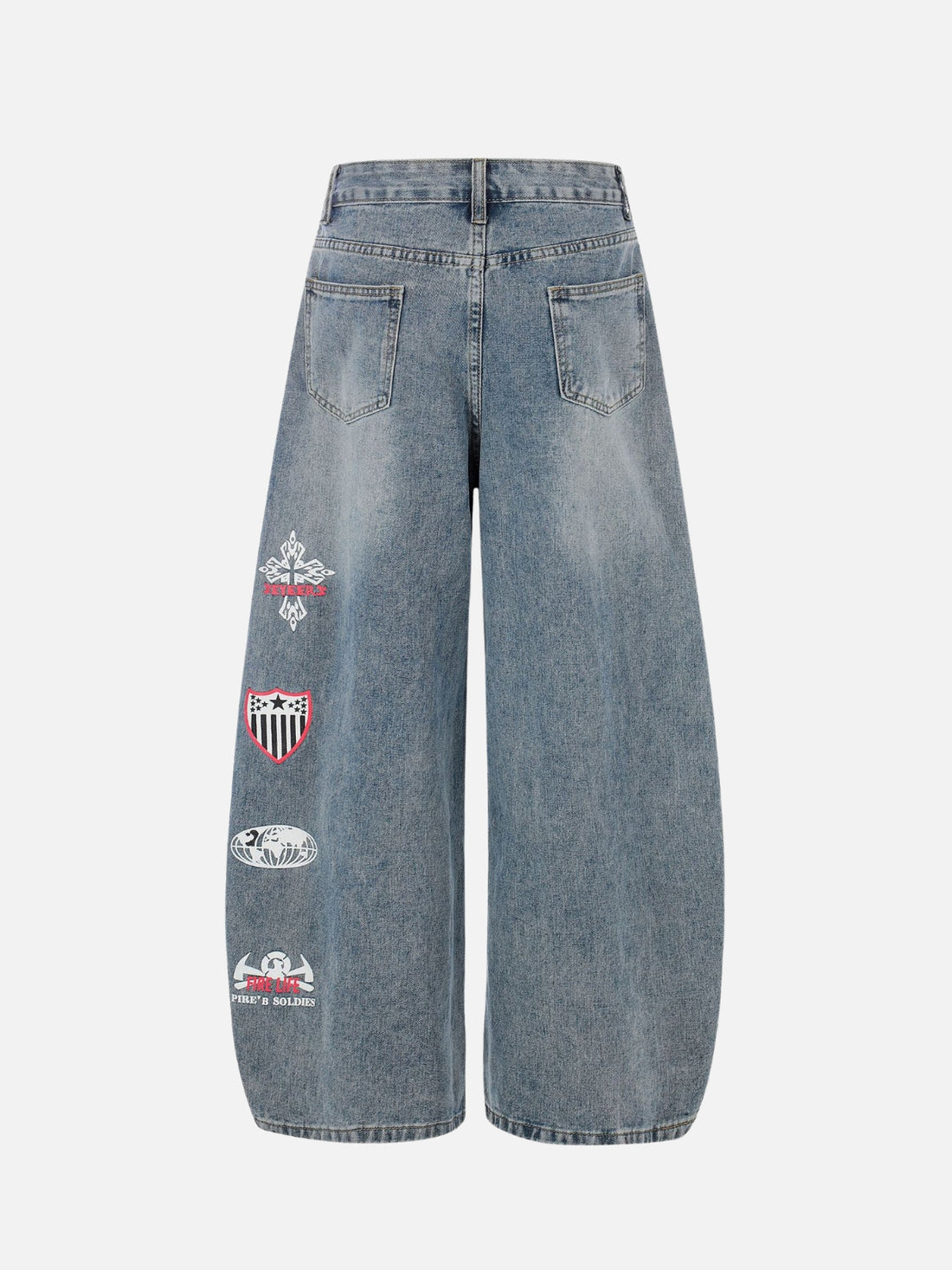 LIGHTHOUSE - Baggy Graphic Jeans