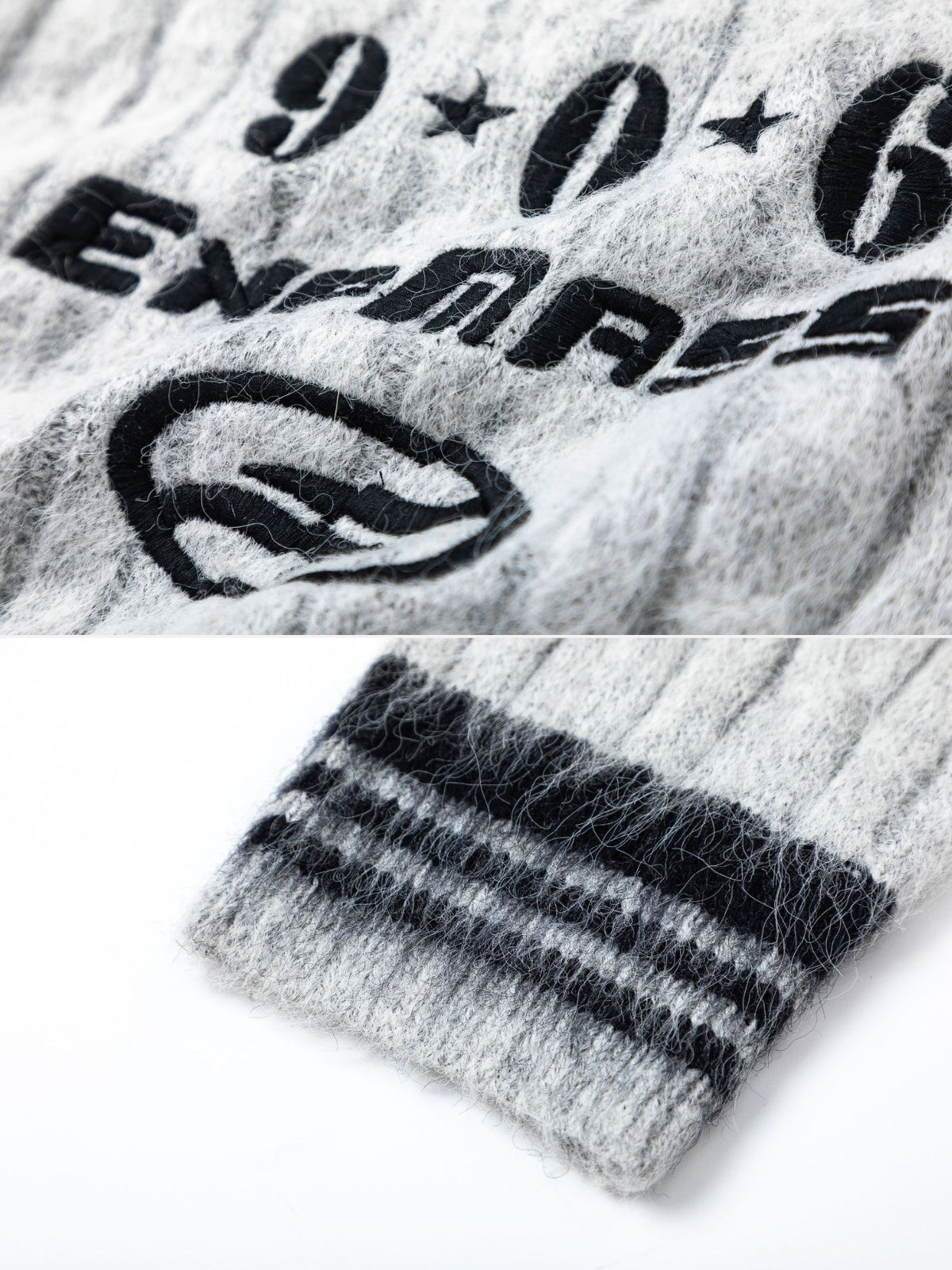 906 - Oversized Grahic Sweater