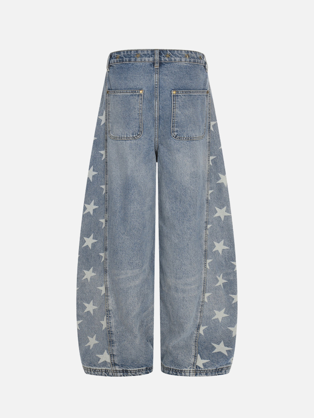 AMERICO - Baggy Graphic Jeans