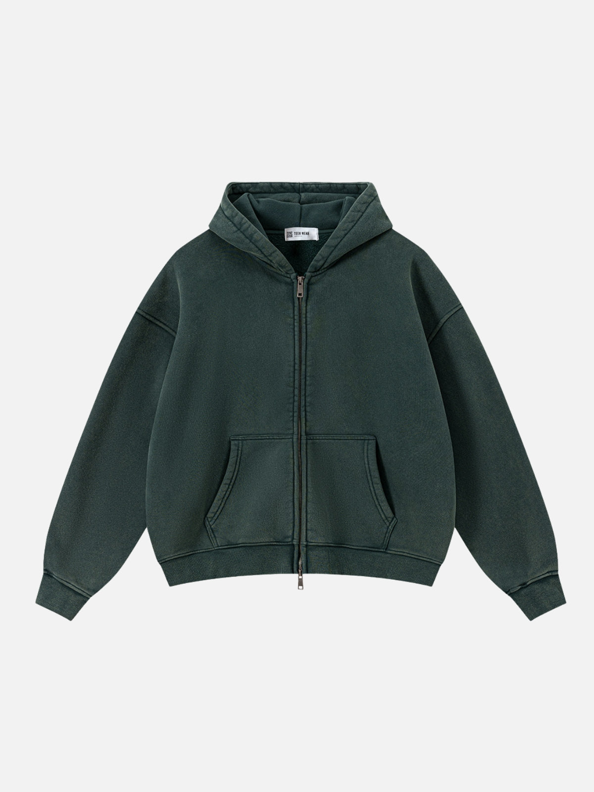 BASICOS - Oversized Basic Premium Zip Up Hoodie