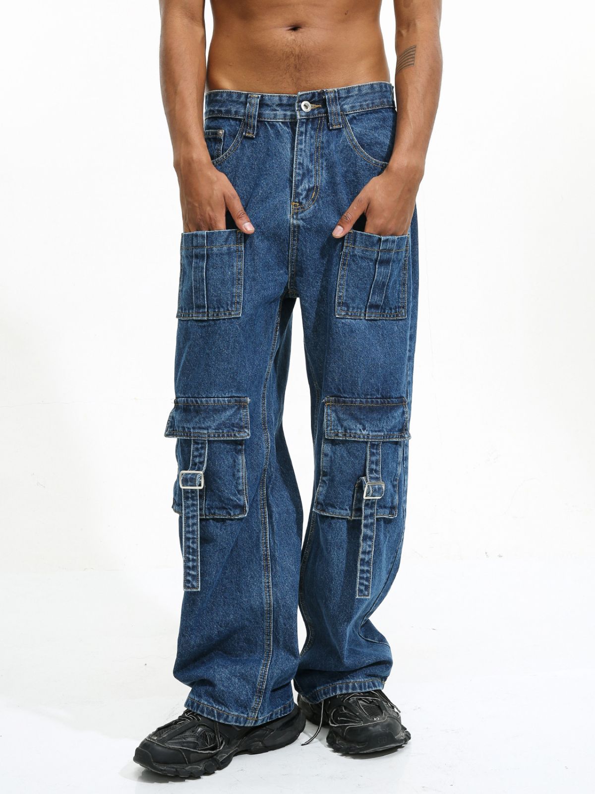 PACKETOS - Loose Cargo Basic Jeans | TEENWEAR.EU