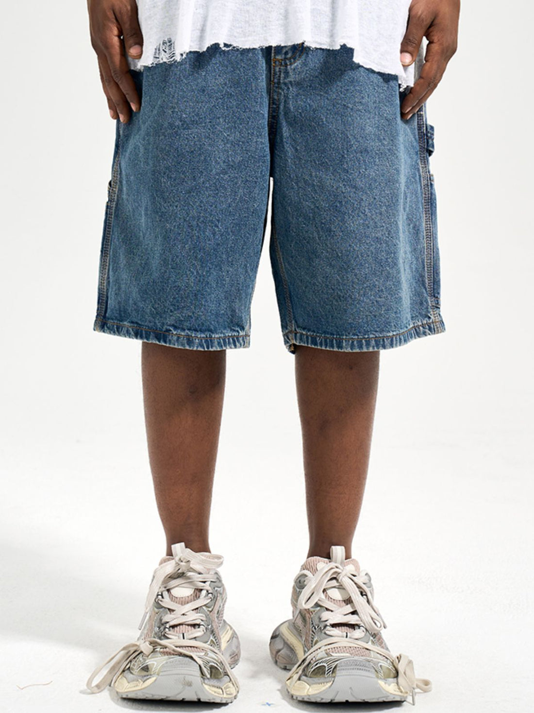 POCKETS - Baggy Denim Shorts | Teenwear.eu