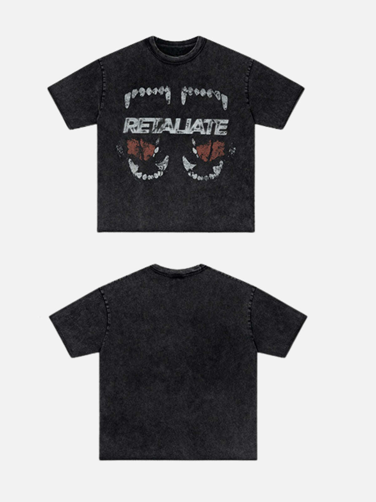 RETALIATE - Oversized Print Washed T-shirt | TEENWEAR.EU