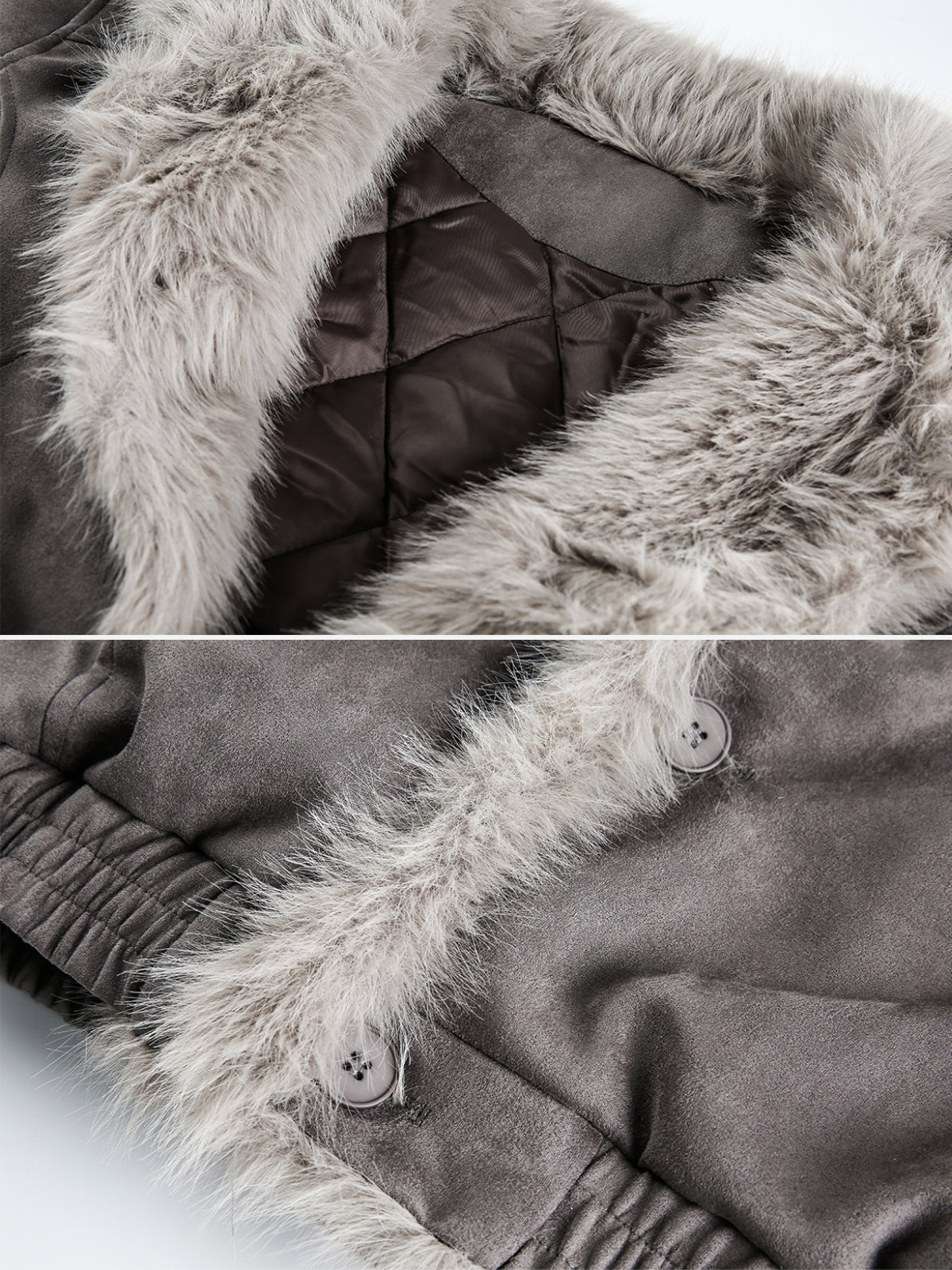 FROZZY – Oversized Basic Sherpa Jacket