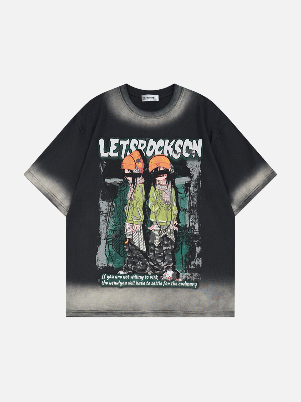 ANIMEE - Oversized Graphic T-Shirt