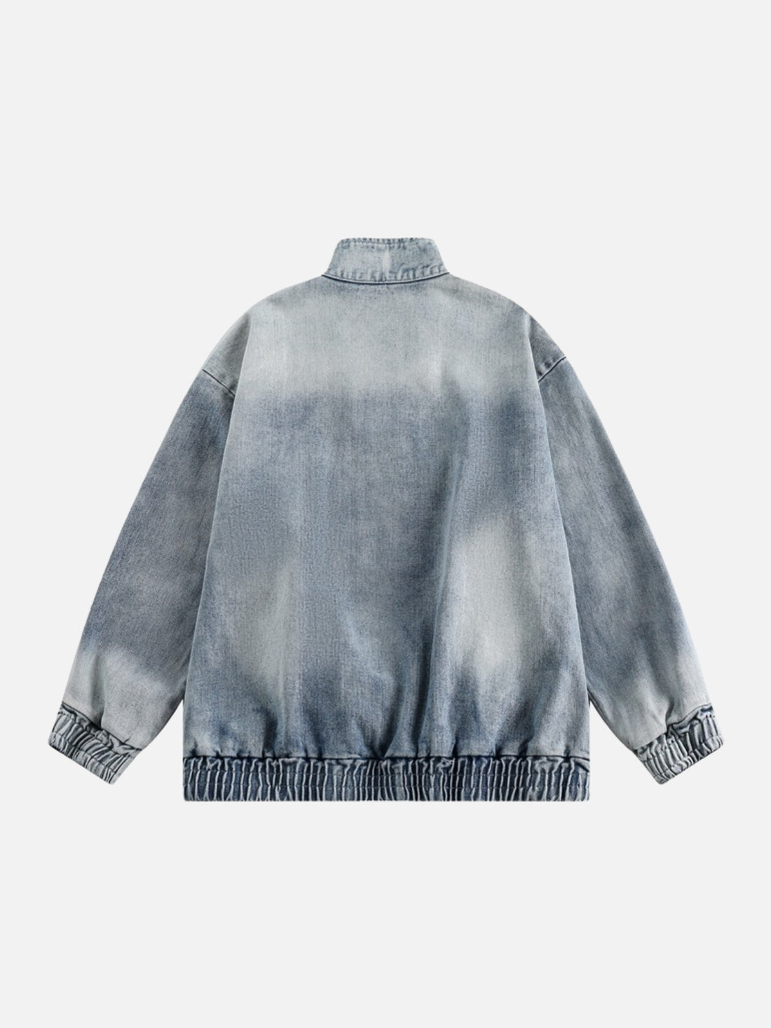 ELAN - Oversized Denim Embroidered Jacket Blue | TEENWEAR.EU