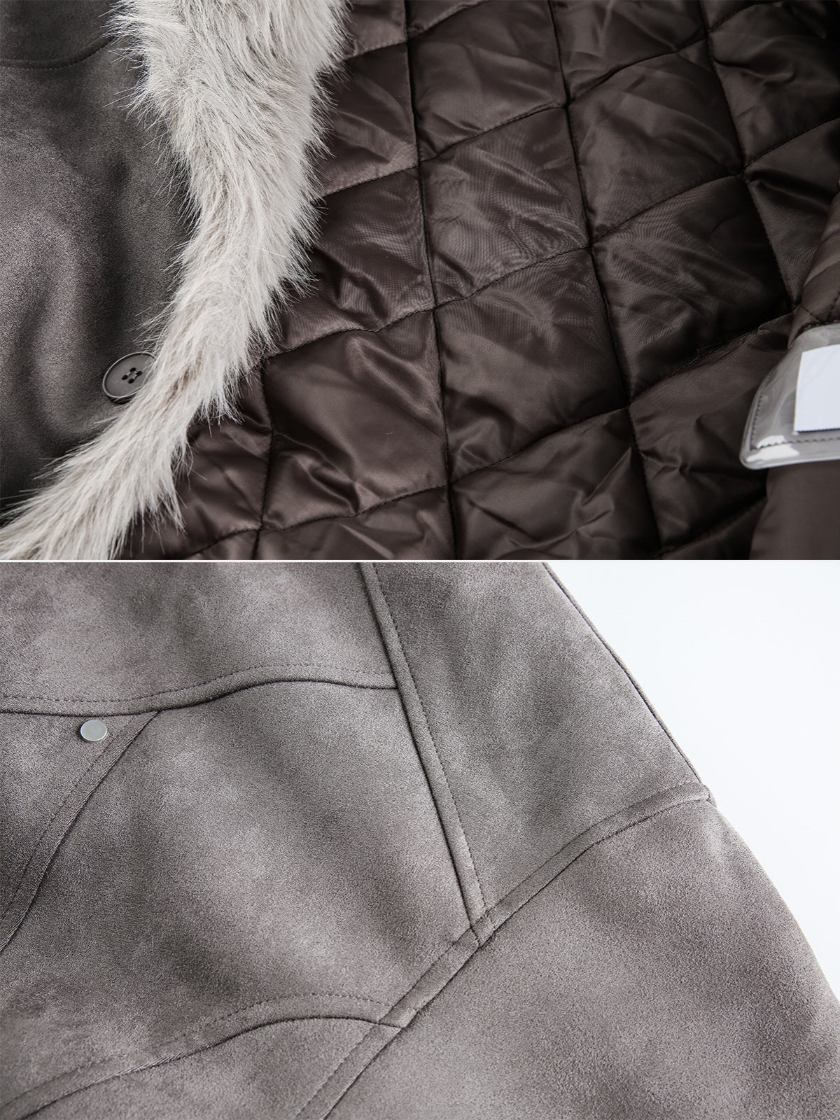 FROZZY – Oversized Basic Sherpa Jacket