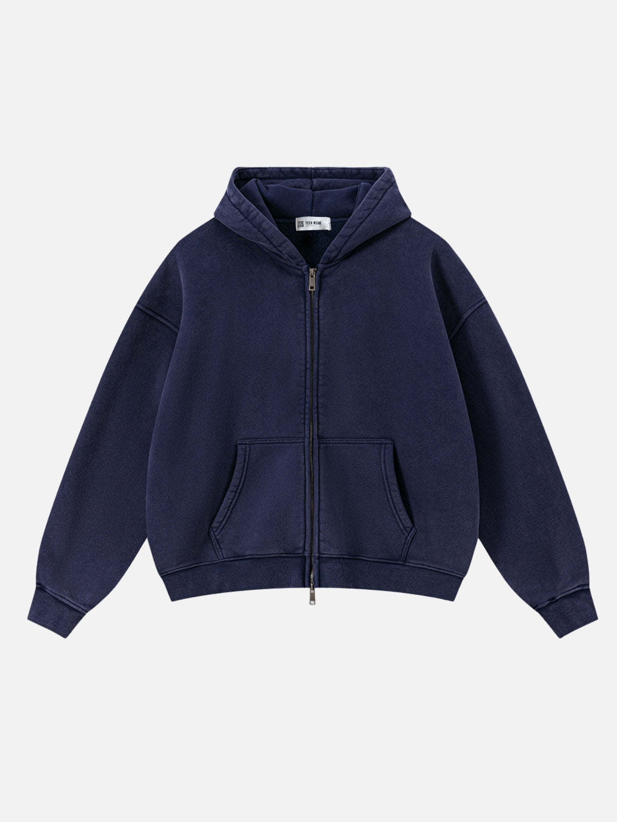 BASICOS - Oversized Basic Premium Zip Up Hoodie