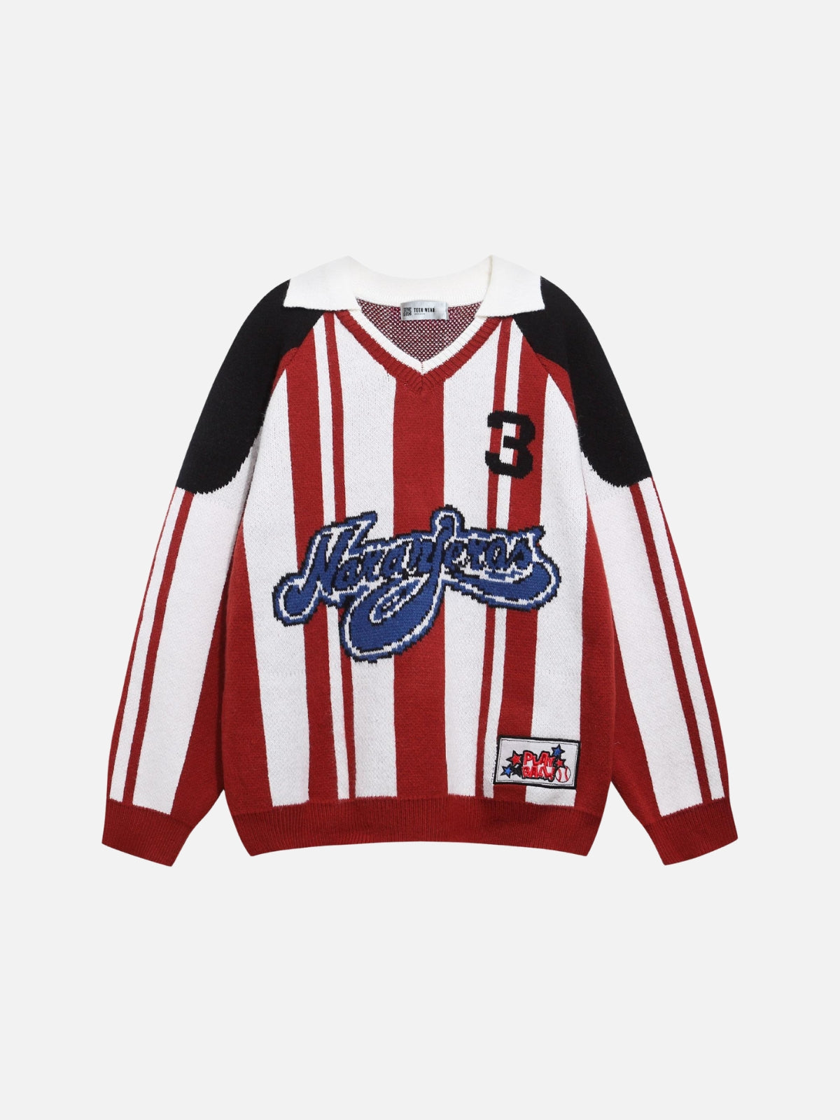 CREWVIBE – Oversized Graphic Sweater