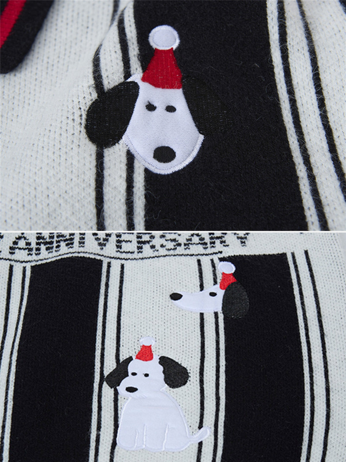 ROCH ON - Oversized Graphic Polo Sweater