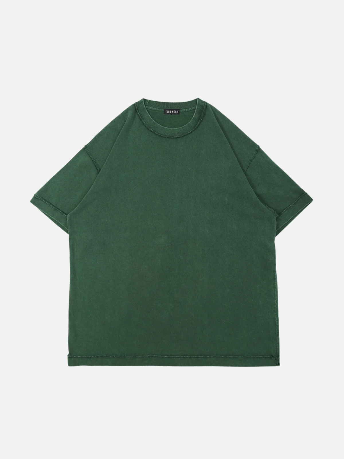 RIPES - Oversized Premium Basic T-Shirt Green | TEENWEAR.EU
