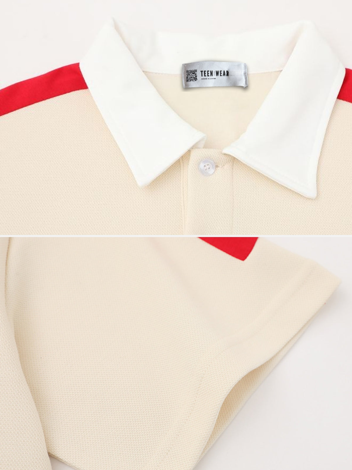 TOGETHER - Oversized Graphic Polo T-Shirt | Teenwear.eu