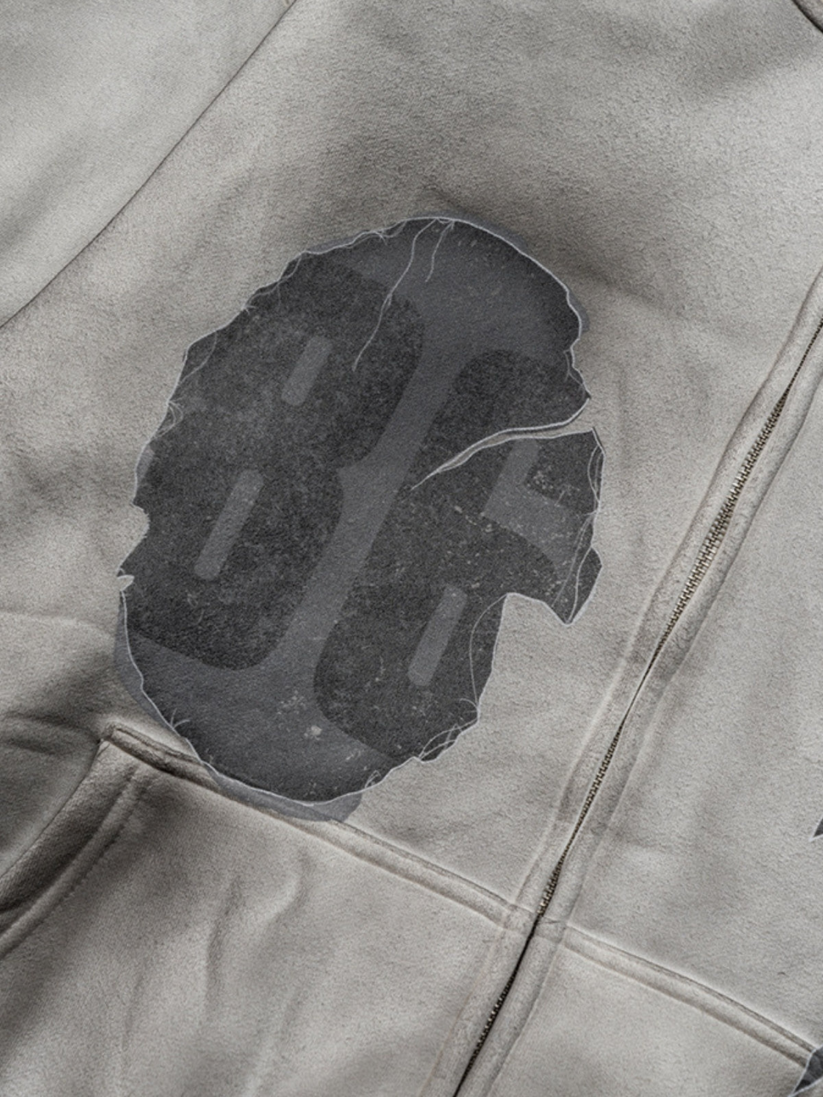 REMINI - Oversized Print Zip Up Hoodie | TEENWEAR.EU