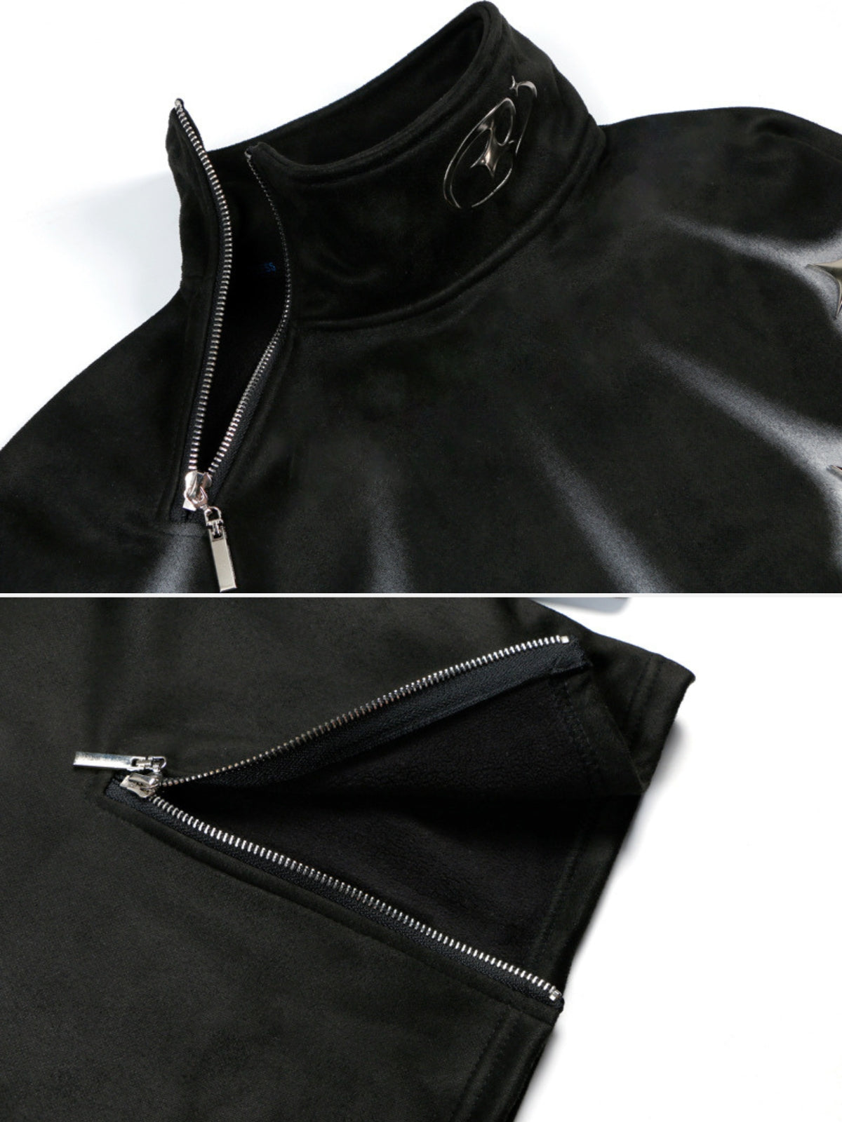 STARFALL - Oversized Embroidered Zip Long Sleeve | TEENWEAR.EU