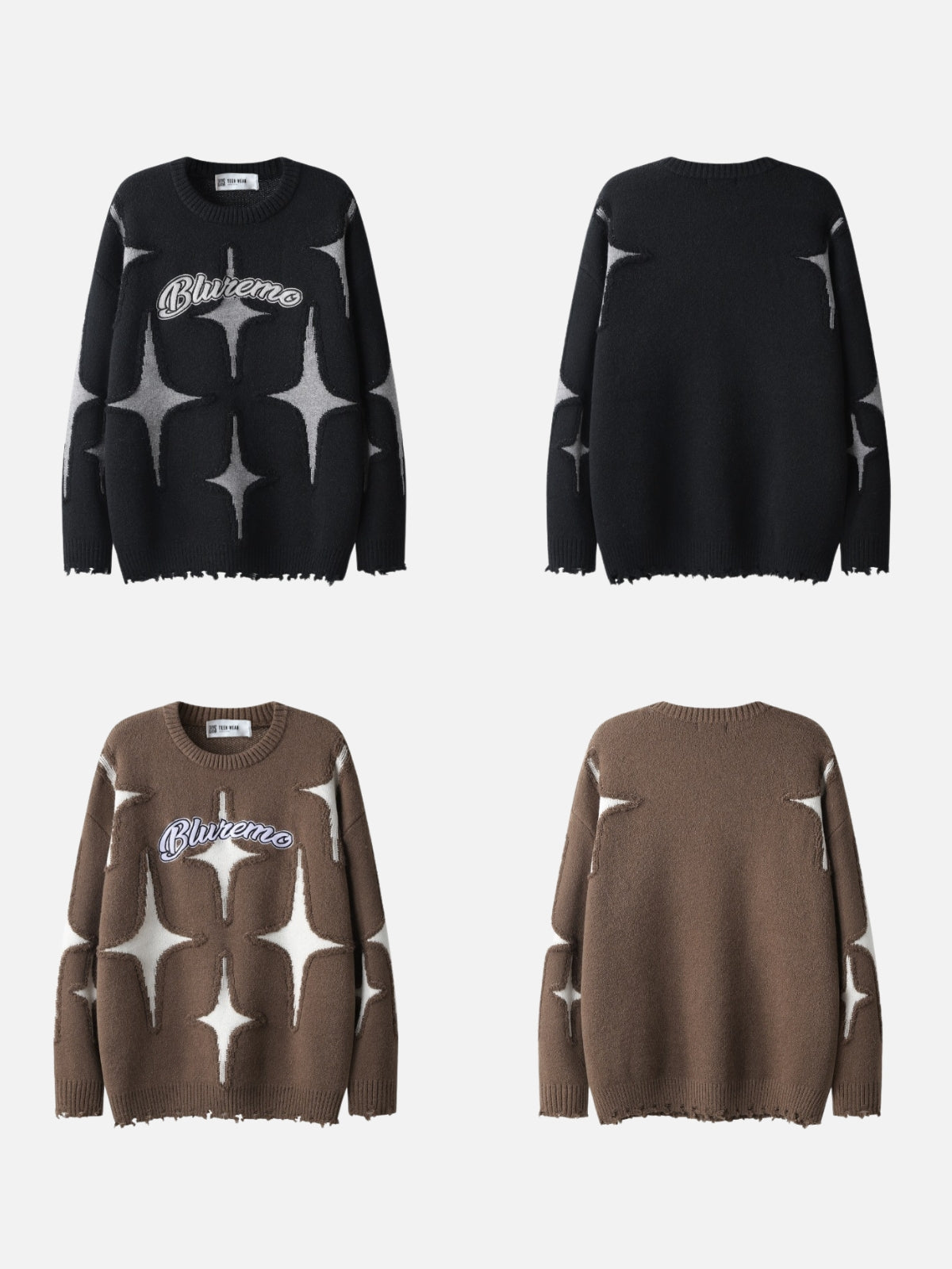 BLUREMO - Oversized Graphic Sweater | TEENWEAR.EU