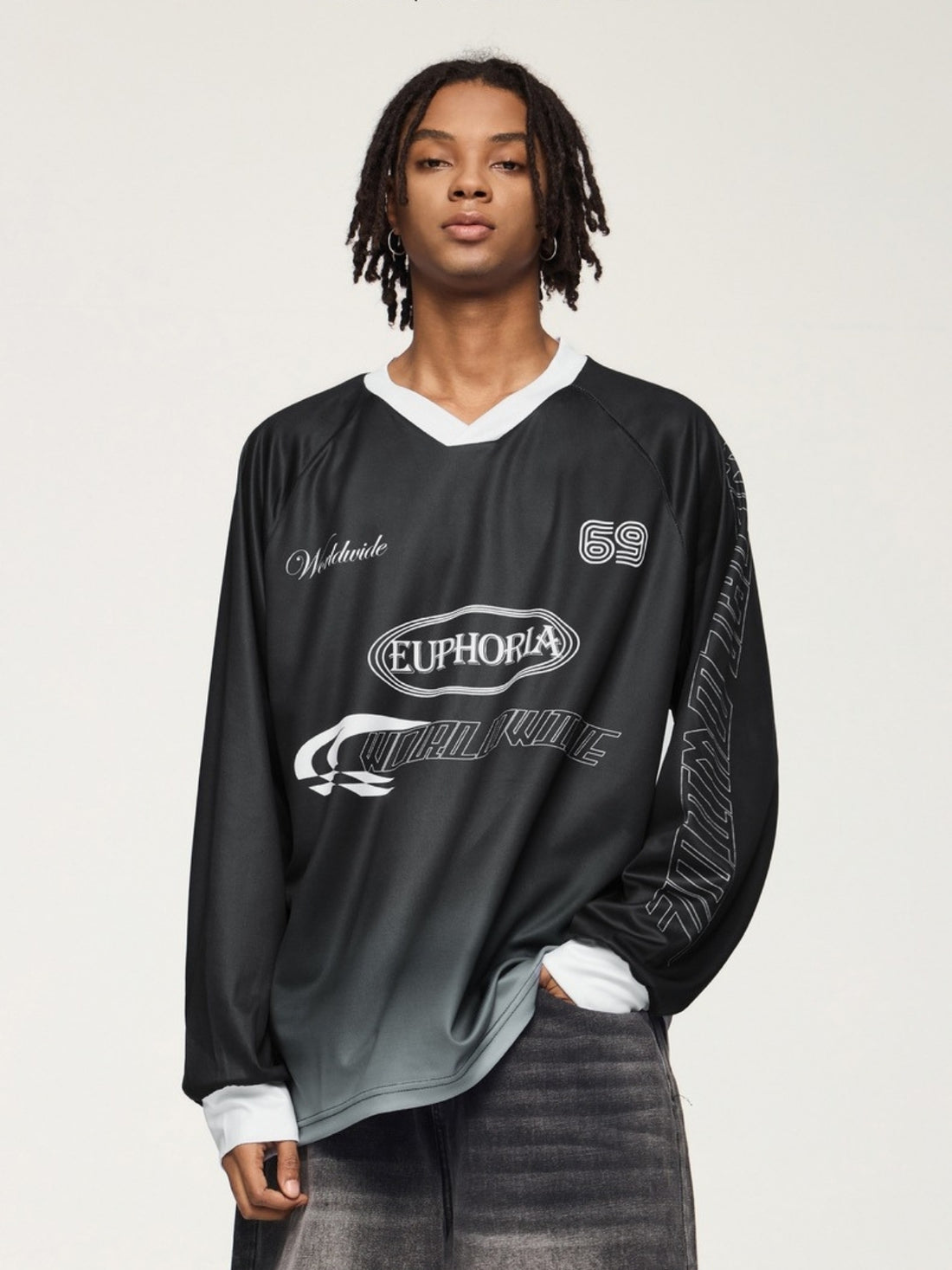 EUPHORIA - Oversized Graphic Long Sleeved Jersey | TEENWEAR.EU