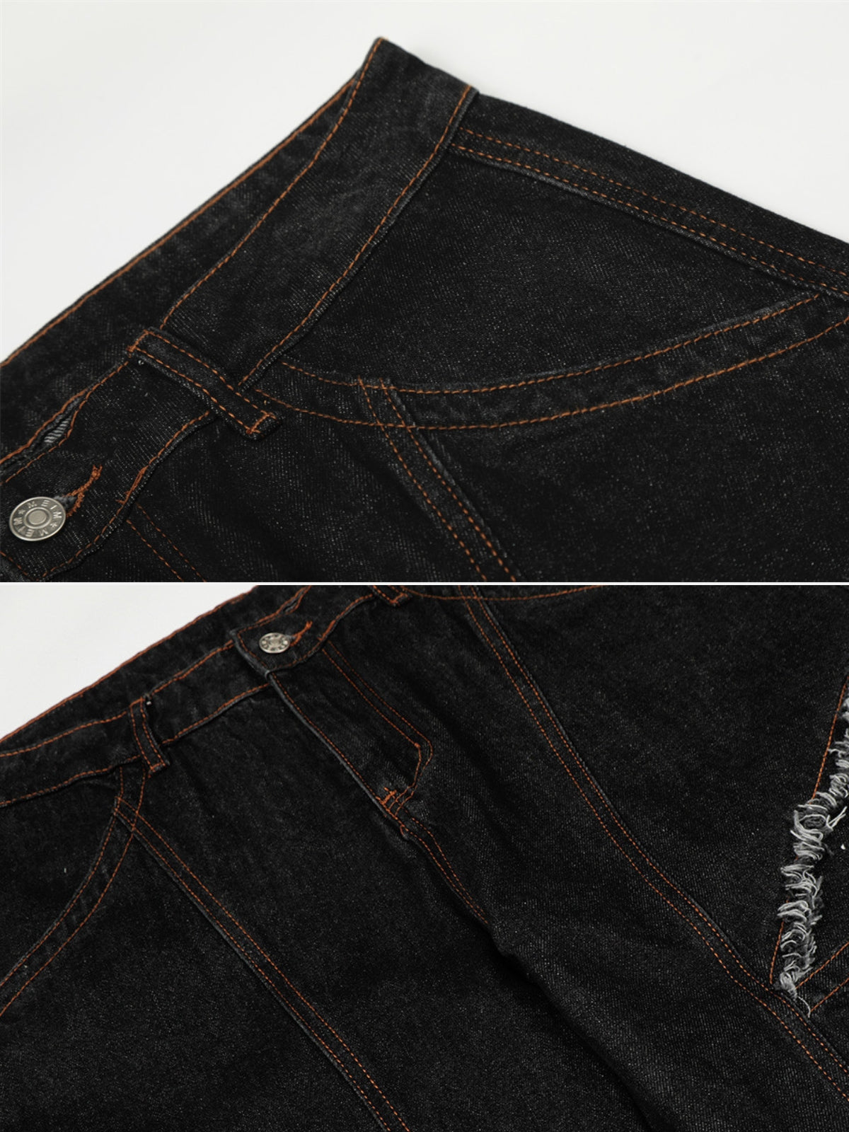GØTHLI - Baggy Embroidered Jeans
