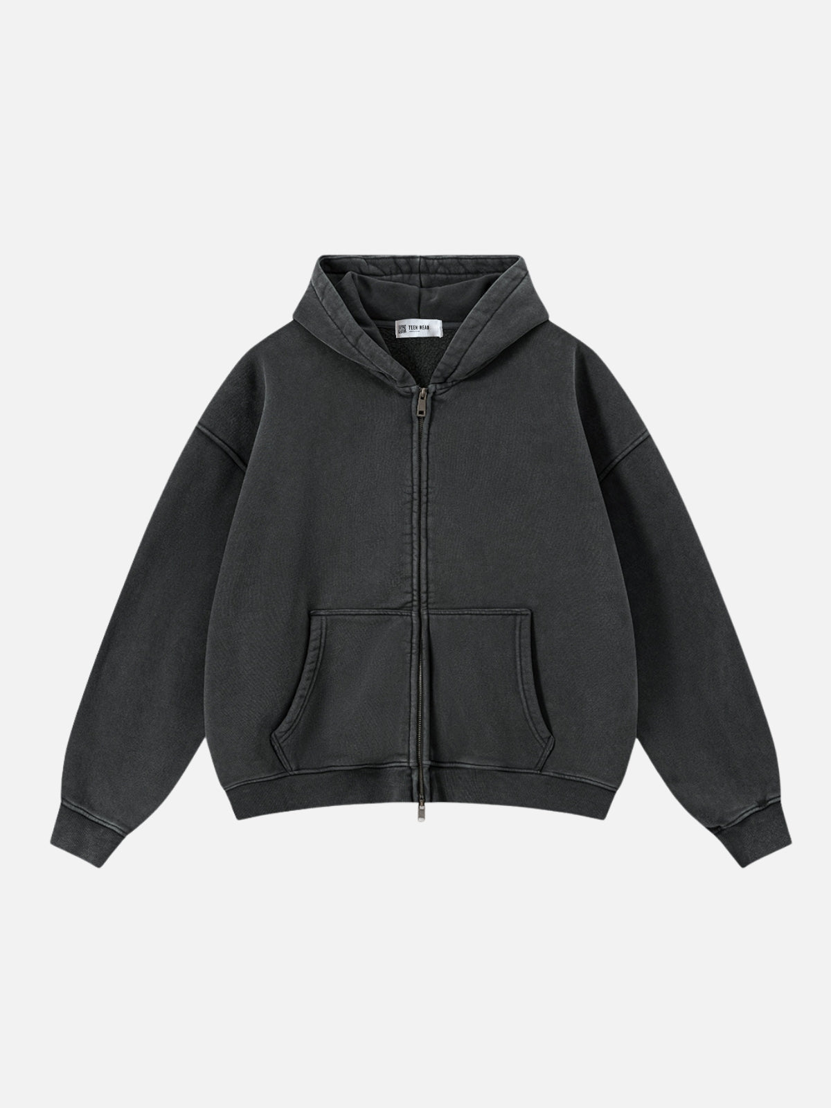 BASICOS - Oversized Basic Premium Zip Up Hoodie