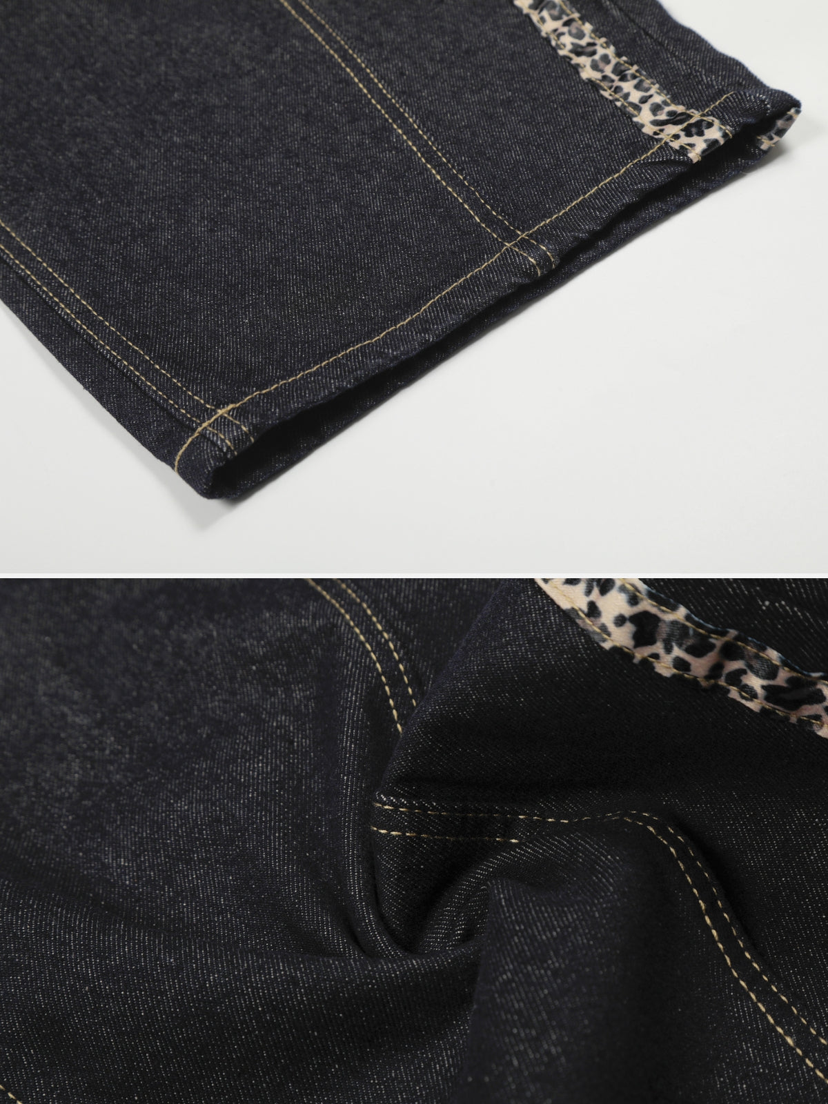 LEOPY - Baggy Print Jeans