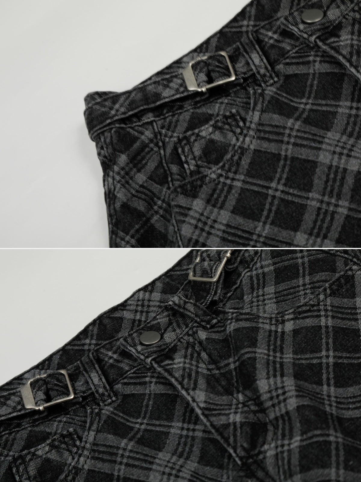 CHECKR - Baggy Print Jeans