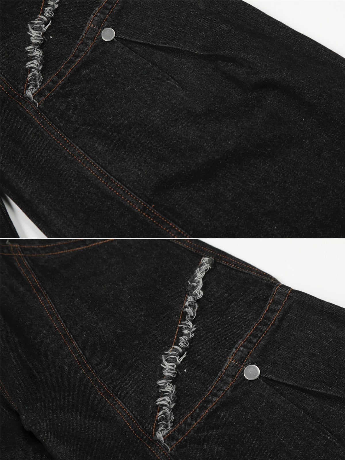 GØTHLI - Baggy Embroidered Jeans