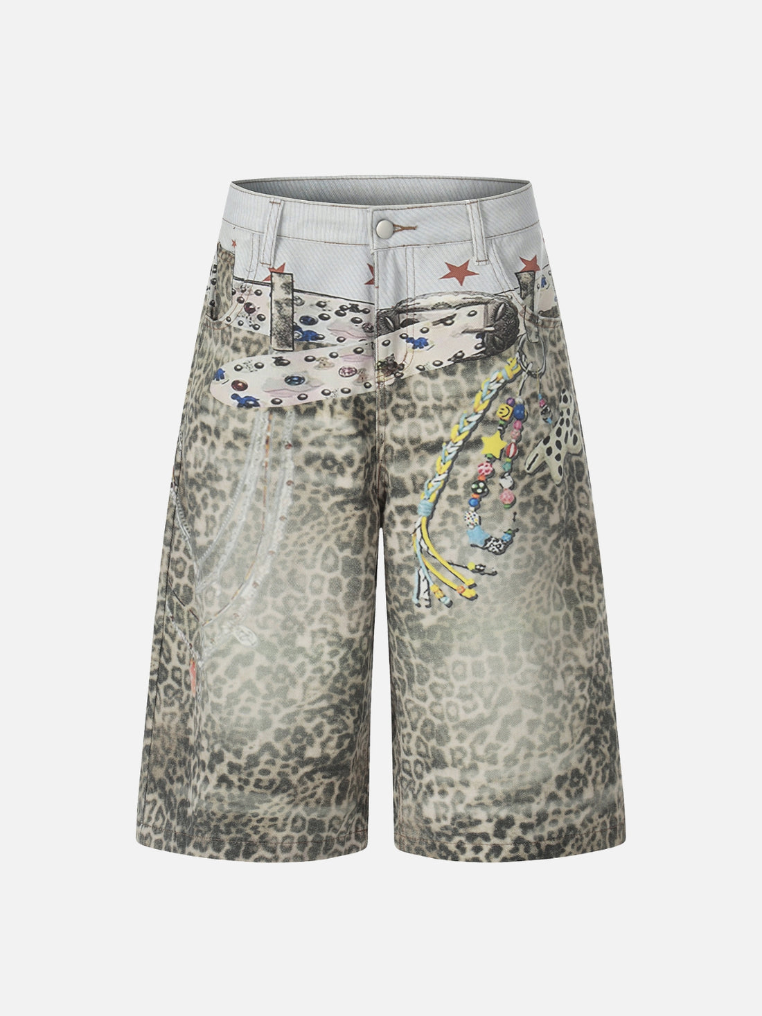 LEOPARDOS - Baggy Denim Jorts | Teenwear.eu