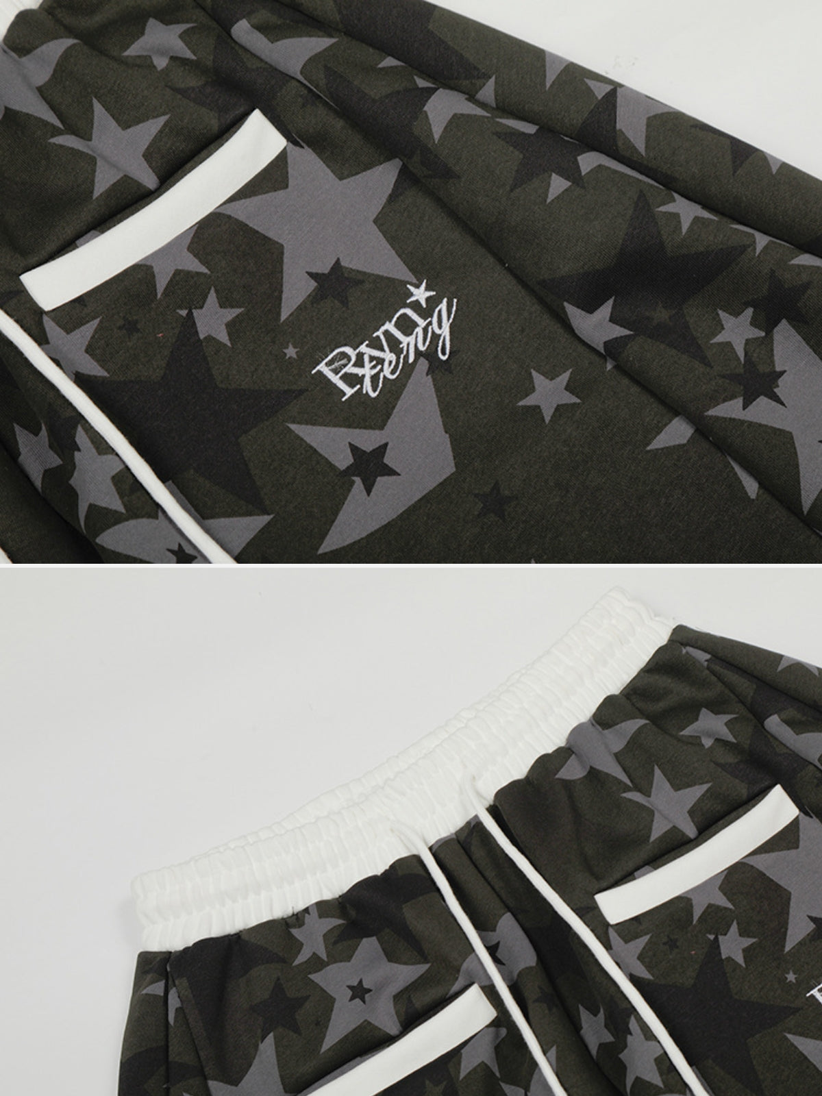 GALAXEE - Baggy Print Sweatpants