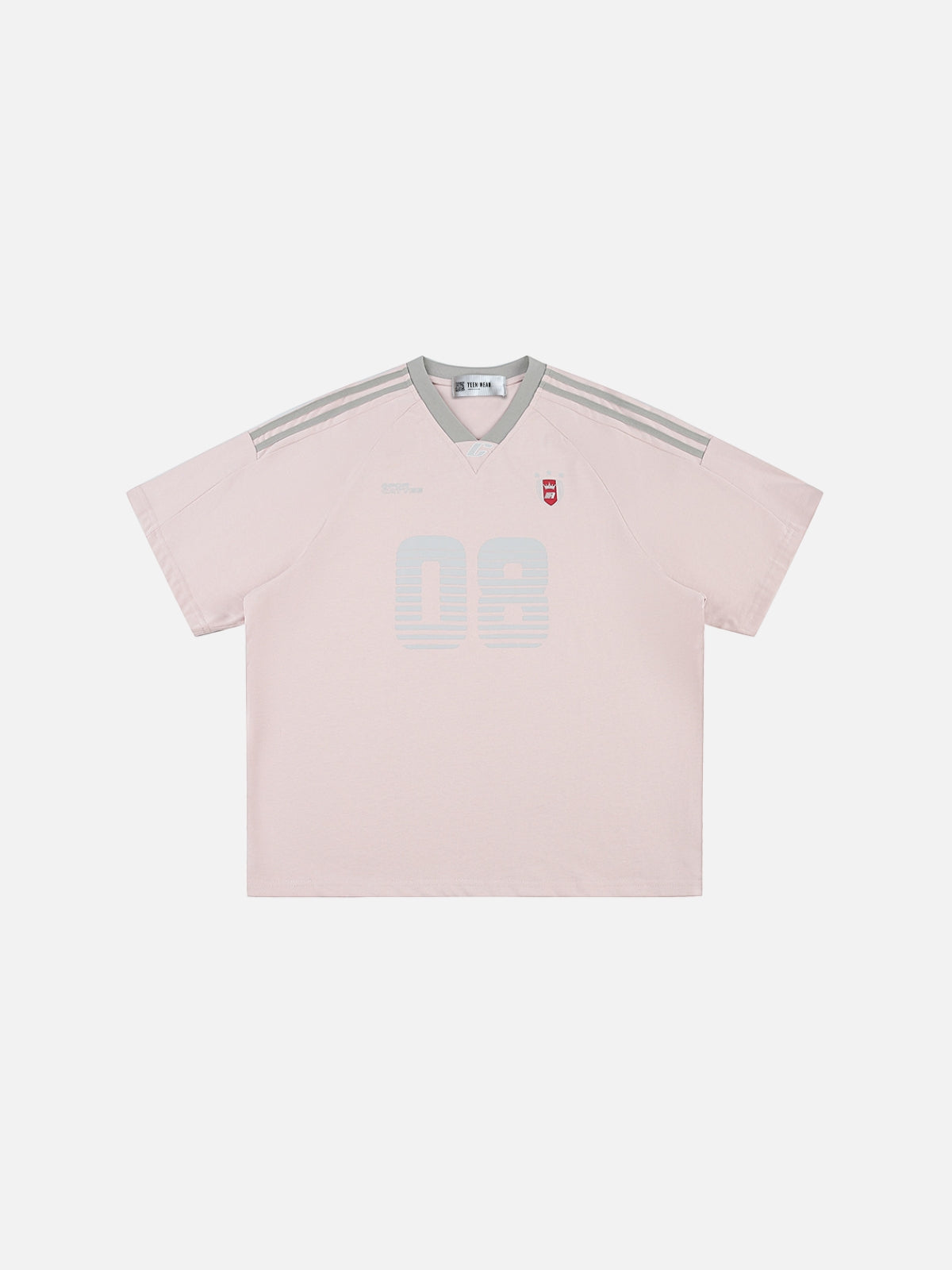 CATTEG - Oversized Graphic Jersey T-Shirt Pink | TEENWEAR.EU