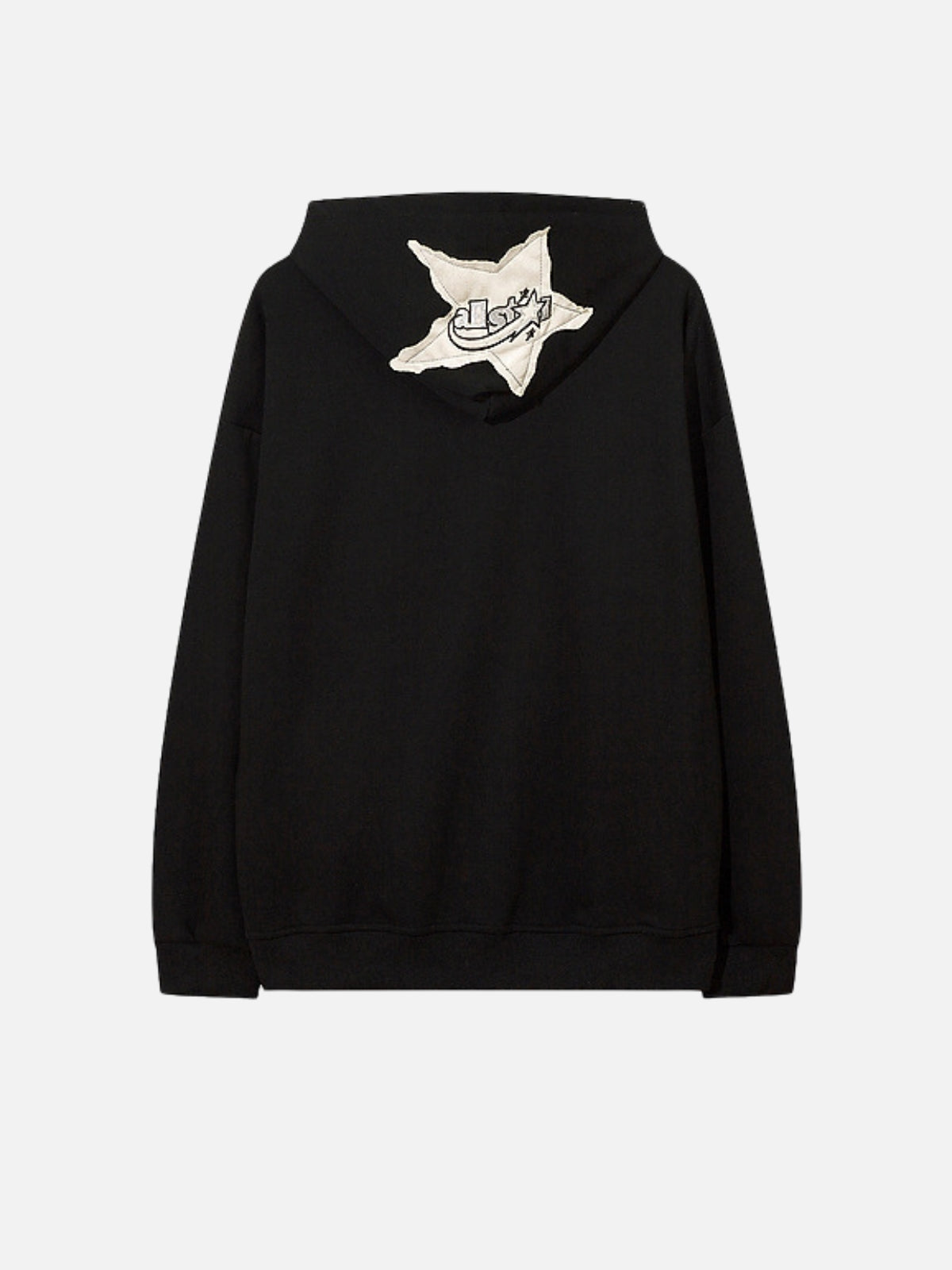 STAR PATCH - Oversized Embroidered Hoodie | TEENWEAR.EU
