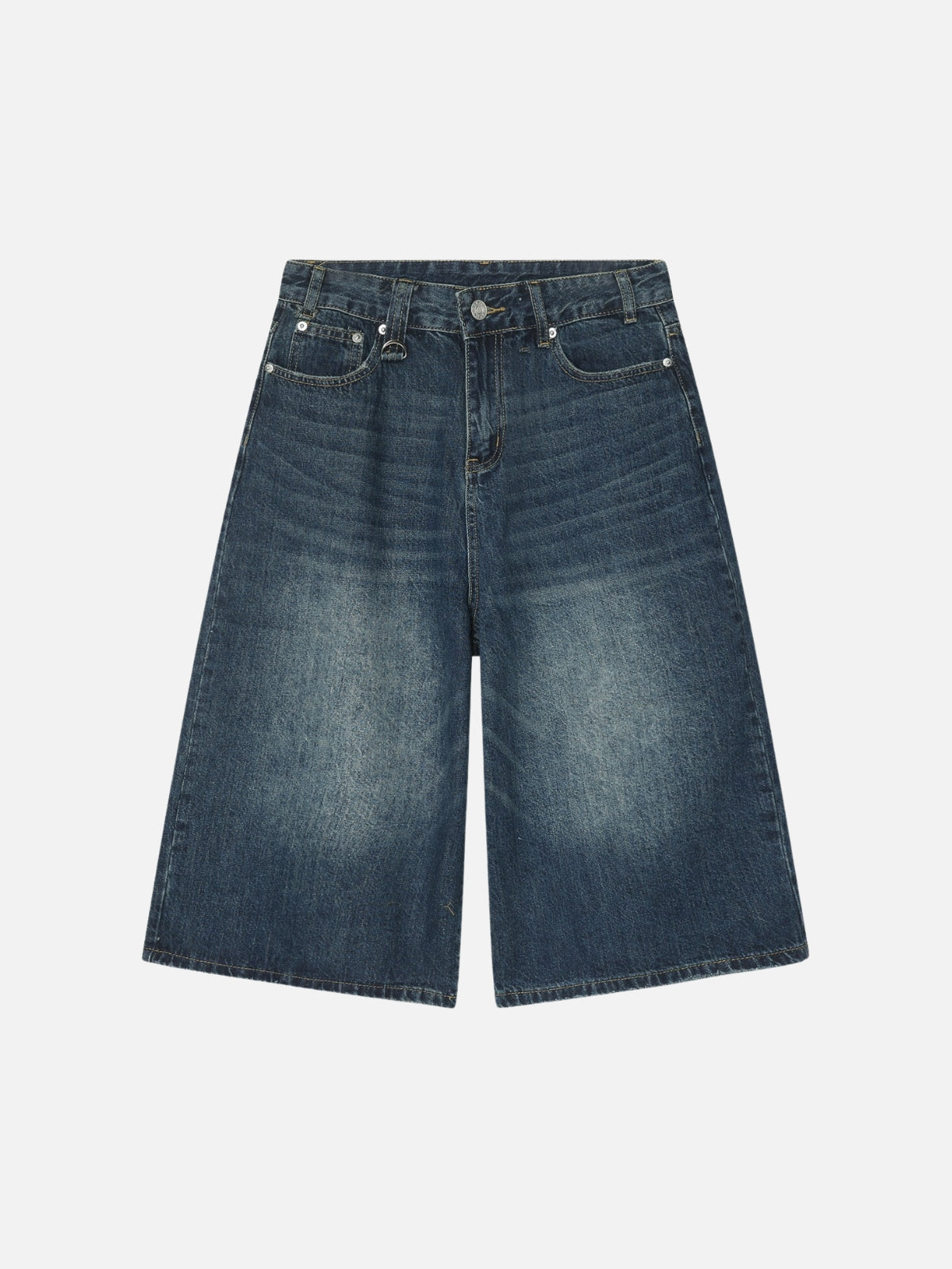 DERIU - Baggy Denim Jorts Dark Blue | TEENWEAR.EU