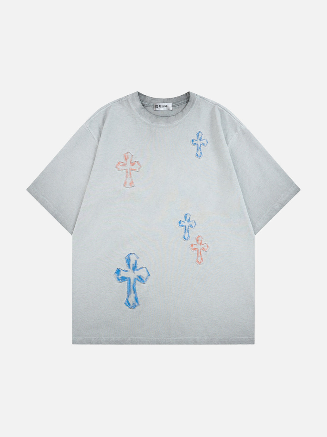 FLAMEX - Oversized Embroidered T-Shirt