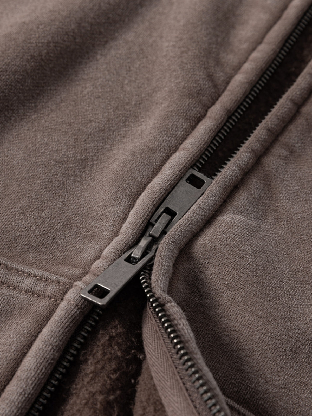 BASICOS - Oversized Basic Premium Zip Up Hoodie