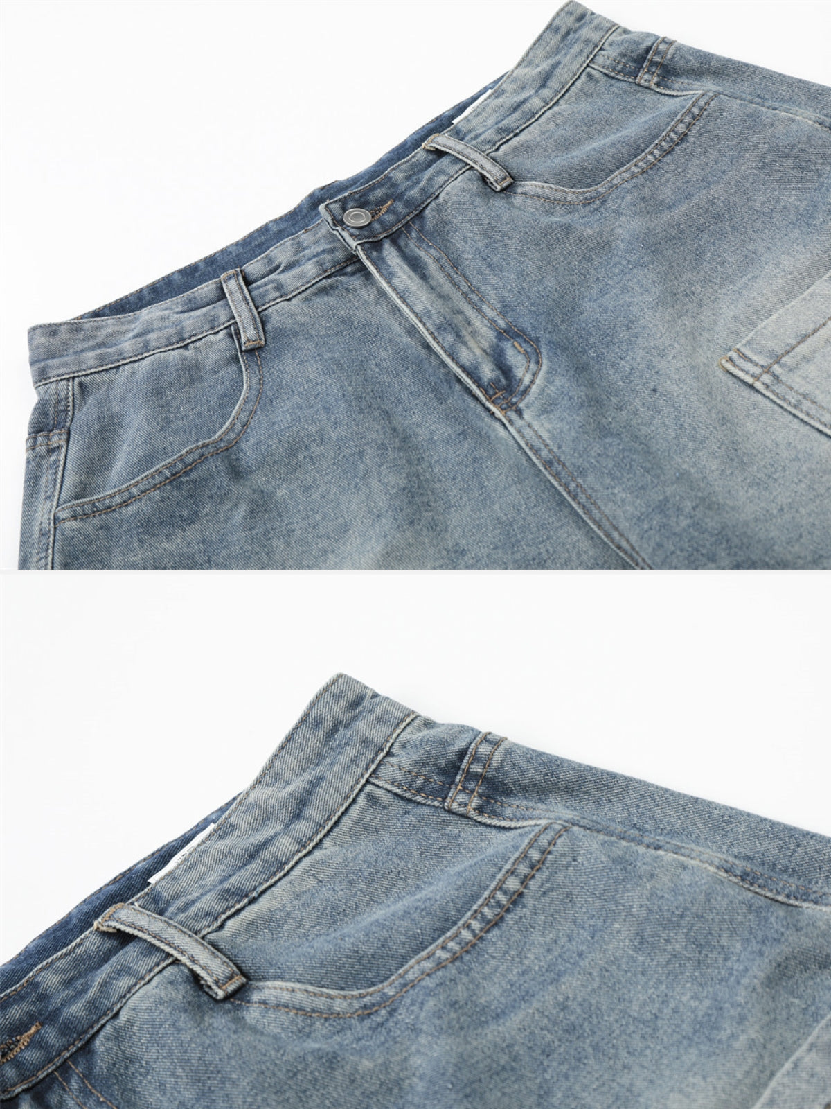 DANCIS - Baggy Denim Basic Shorts | Teenwear.eu
