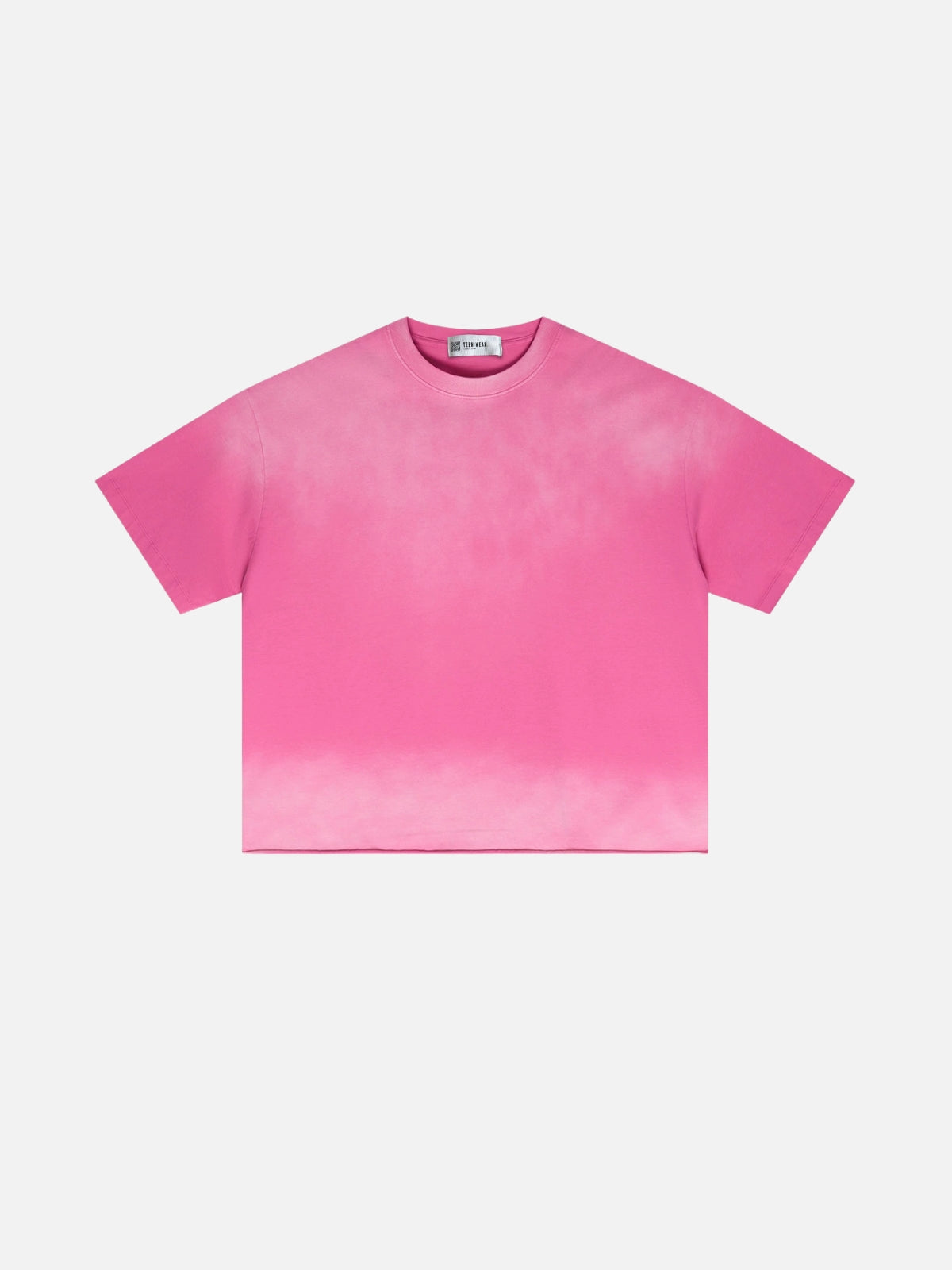 HUEY - Boxy Fit Print T-shirt Dark Pink | Teenwear.eu