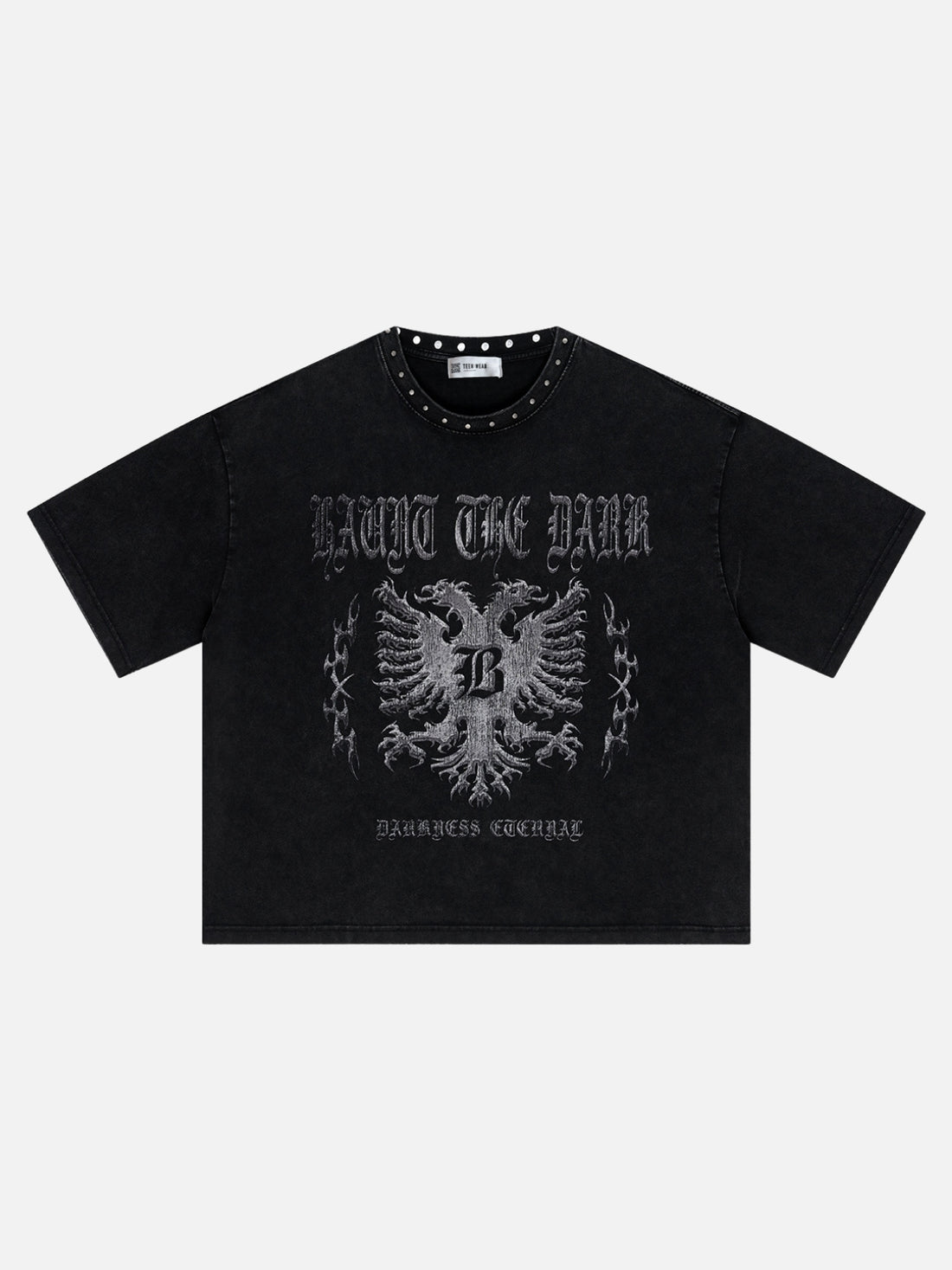 EAGALO - Graphic Boxy T-Shirt Black | Teenwear.eu