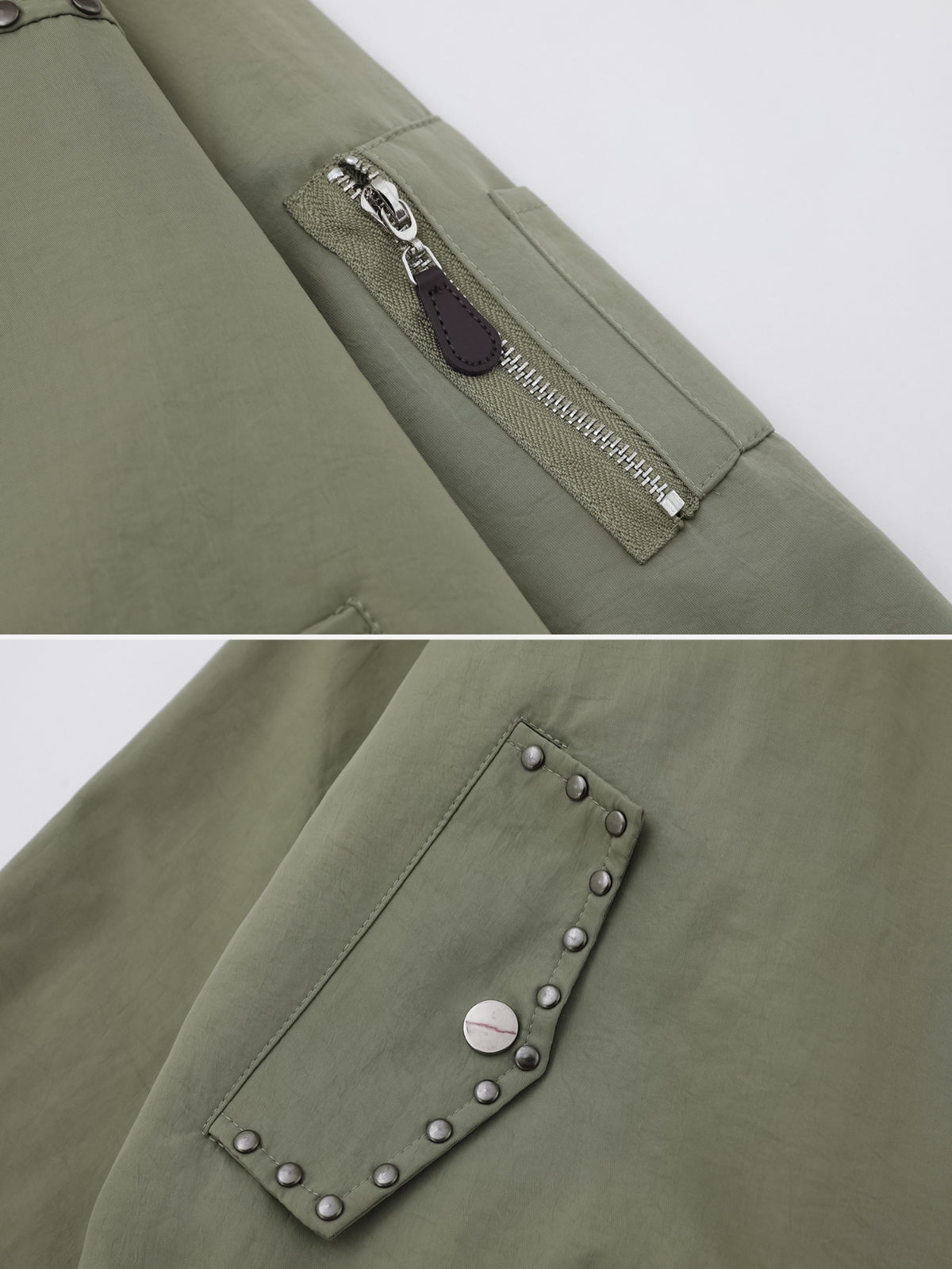 STUDSY - Oversized Embroidered Jacket