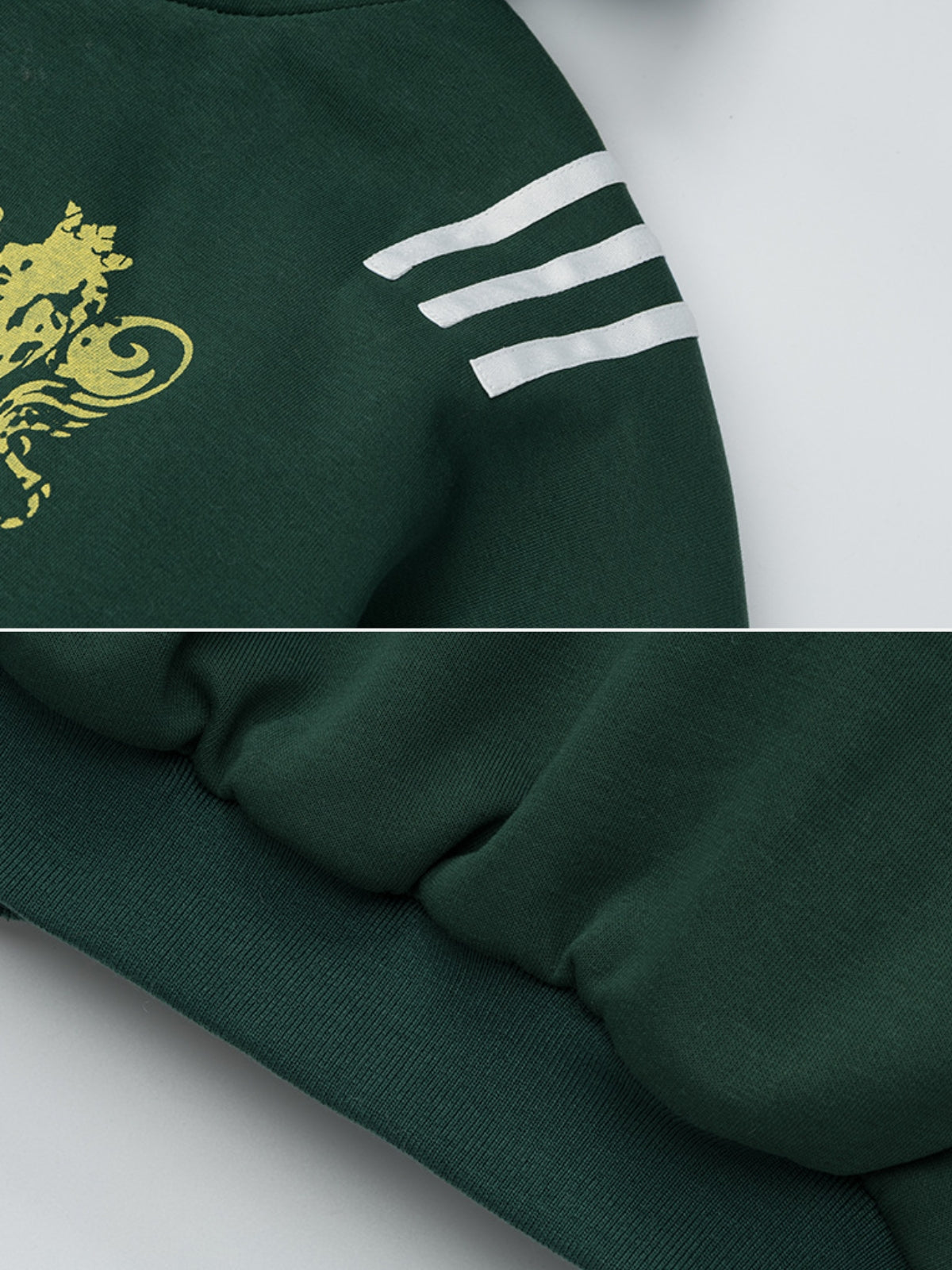 LIONEX – Oversized Graphic Zip Up Hooded Jacket