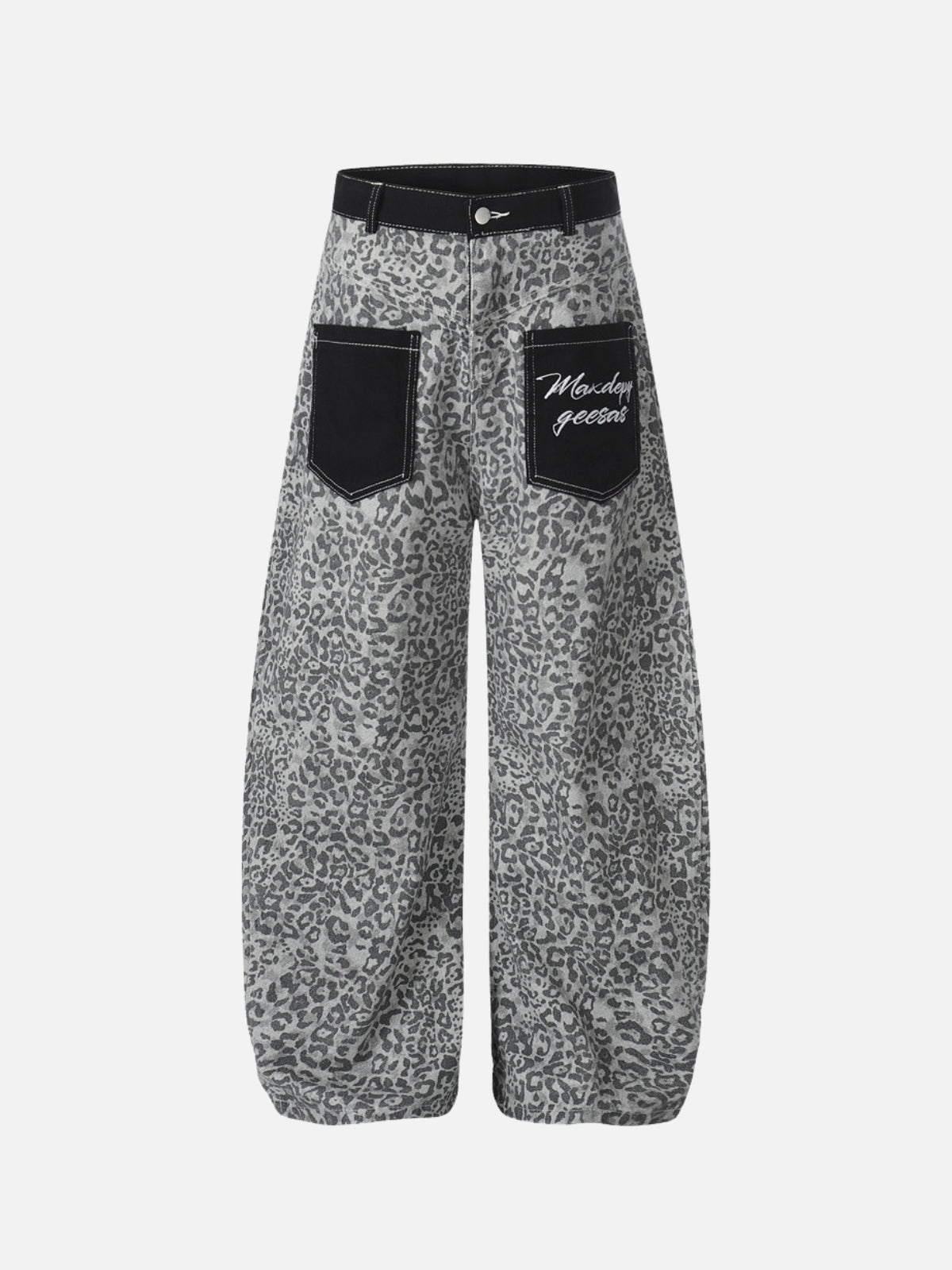 ZEBRO - Baggy Graphic Jeans Black | Teenwear.eu