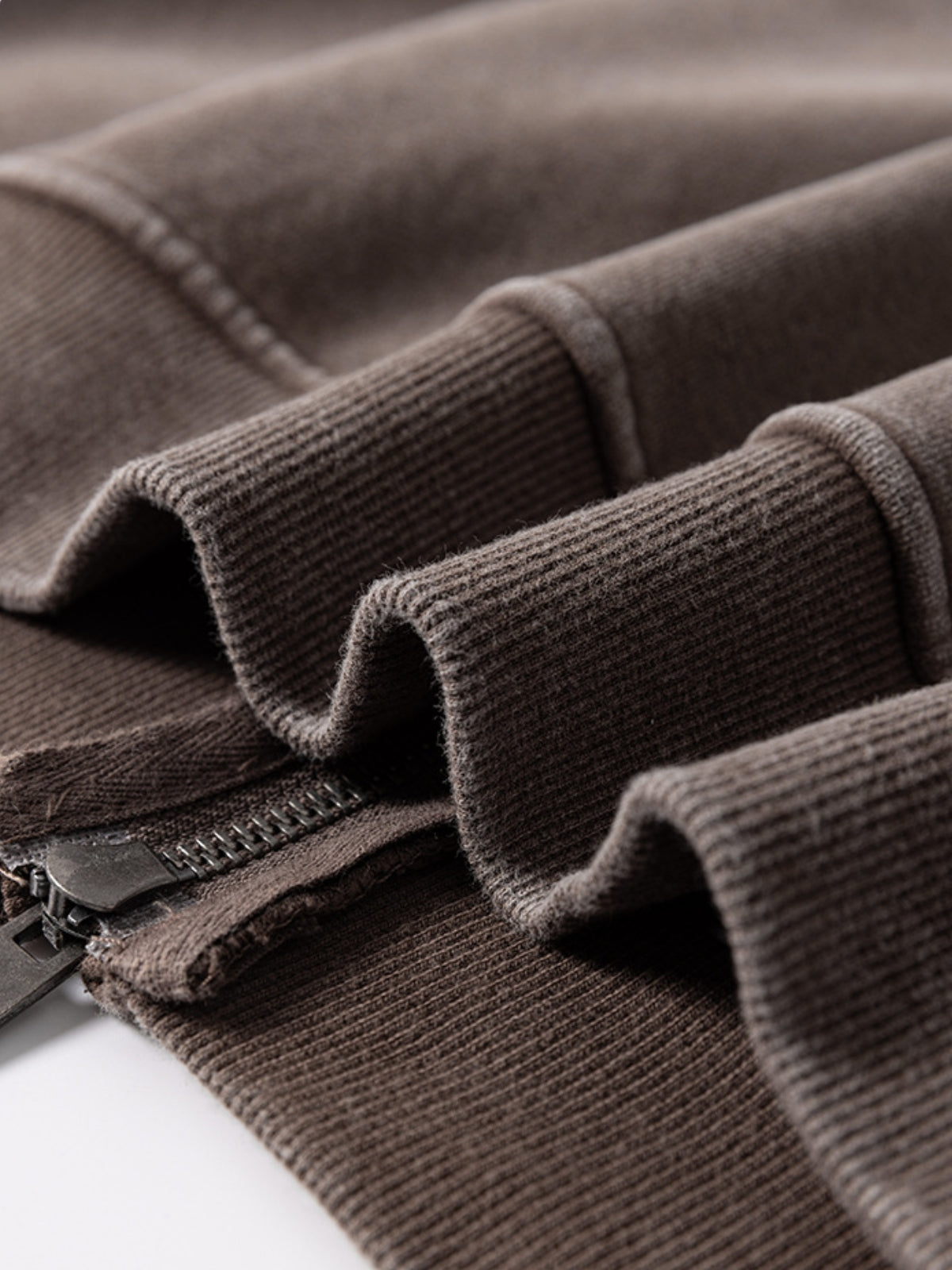 BASICOS - Oversized Basic Premium Zip Up Hoodie