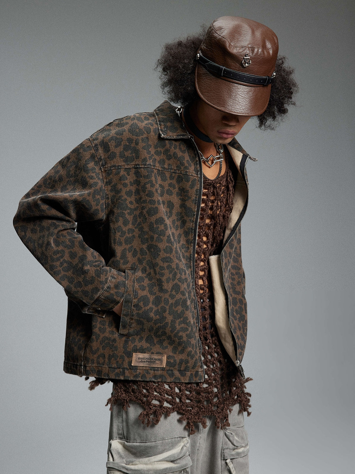 LEO - Oversized Graphic Leopard Jacket | TEENWEAR.EU