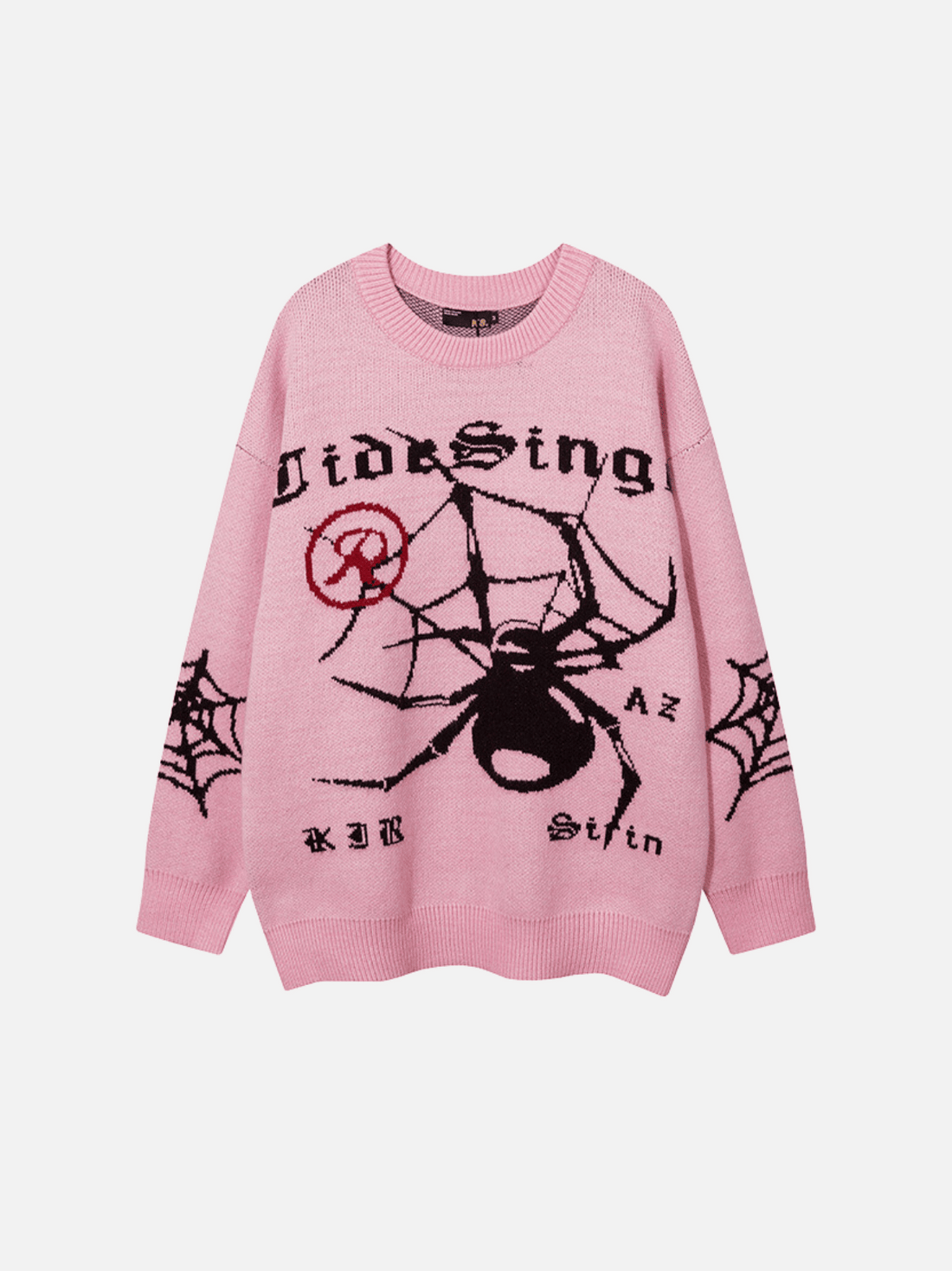 SIDESING - Oversized Graphic Sweater Black | TEENWEAR.EU