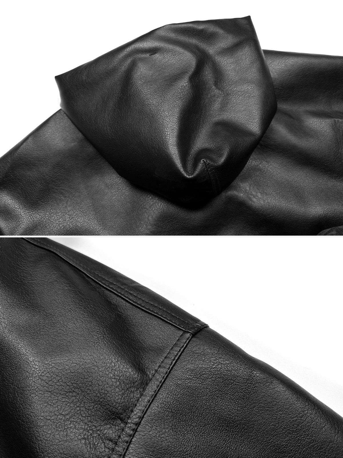 DOWN PRESS - Leather Basic Jacket | TEENWEAR.EU