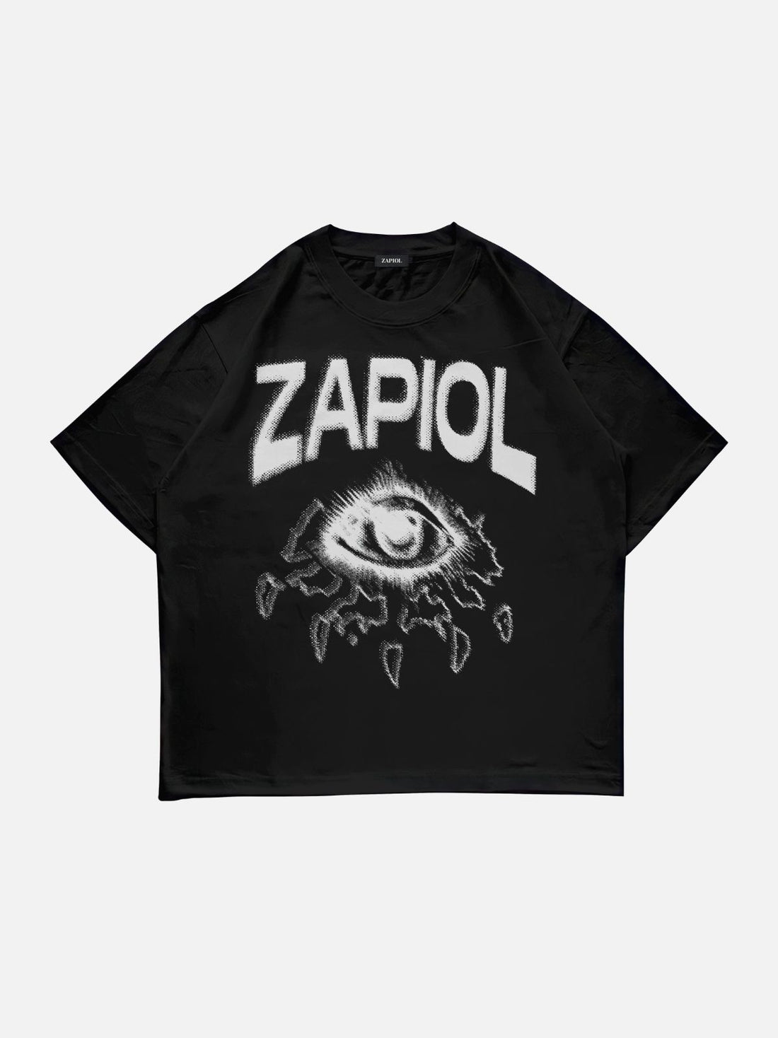 ZAPIOL EYE - Oversized Print T-Shirt Black | TEENWEAR.EU